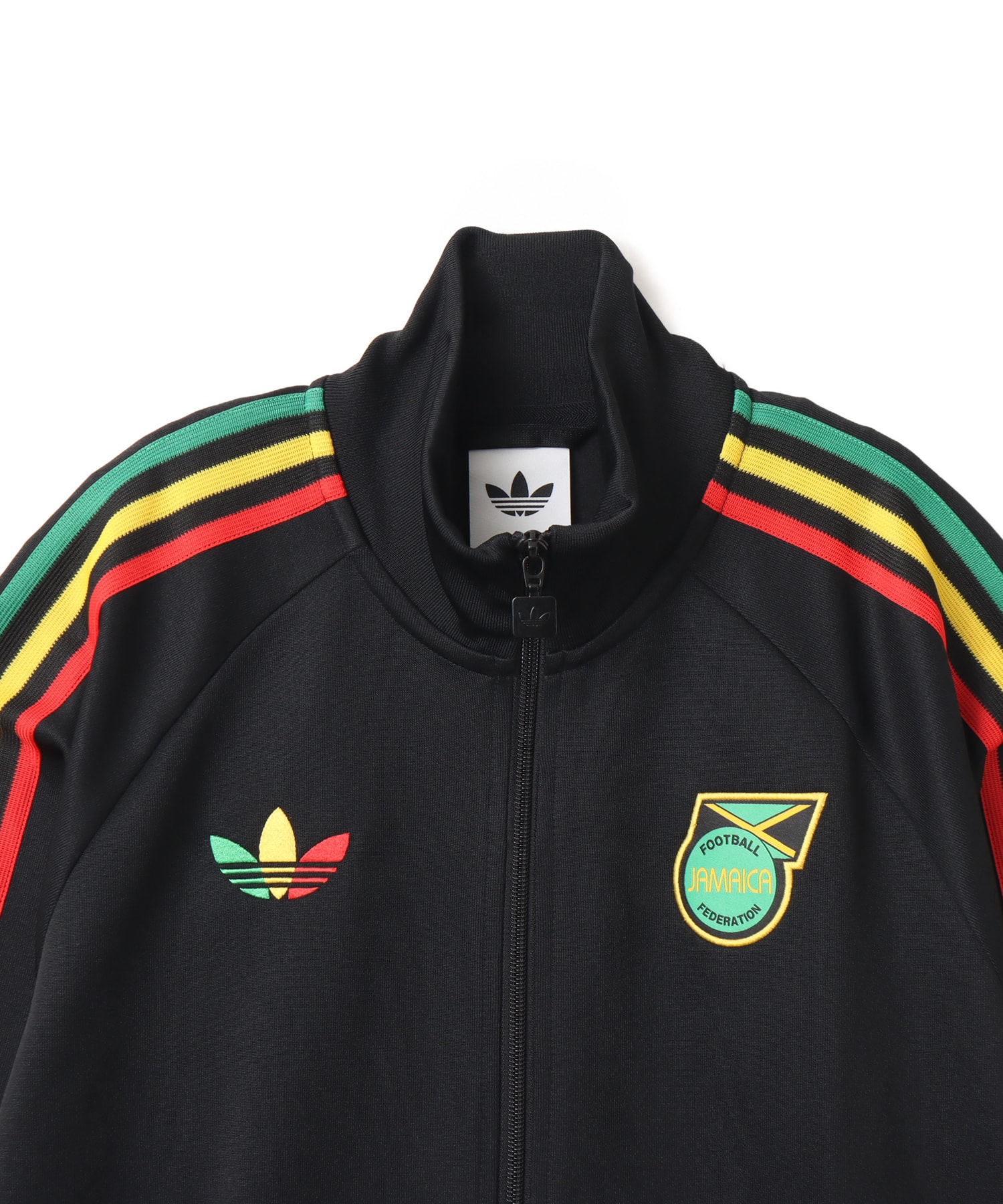 adiads JAMAICA X BOB MARLEY ORIGINALS TRACK TOP ブラックの画像