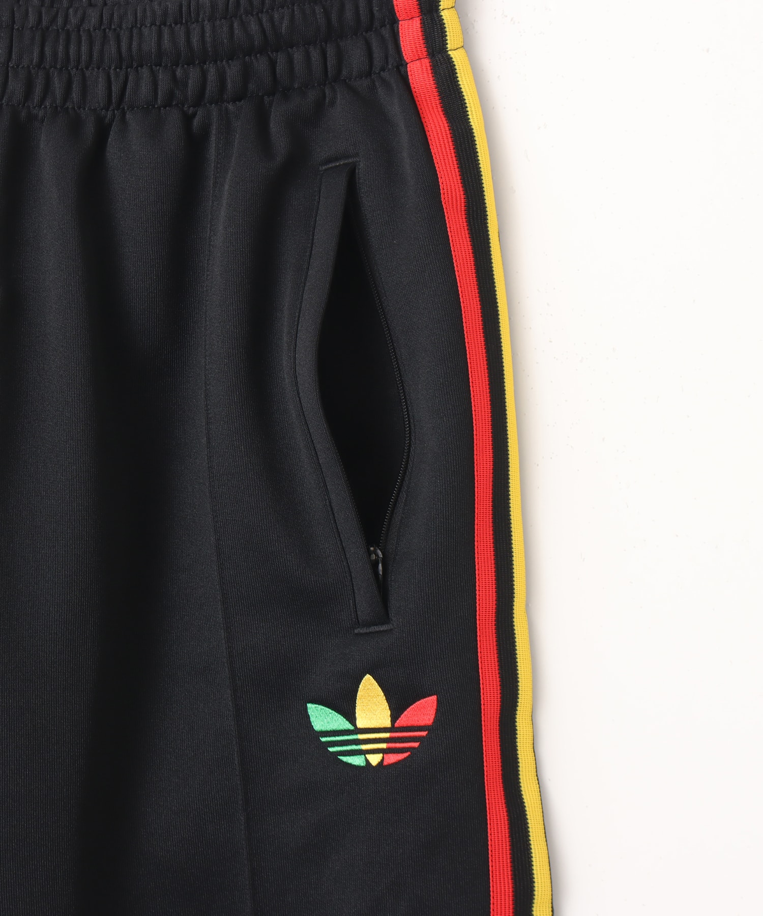 adiads JAMAICA X BOB MARLEY ORIGINALS TRACK PANTS ブラックの画像