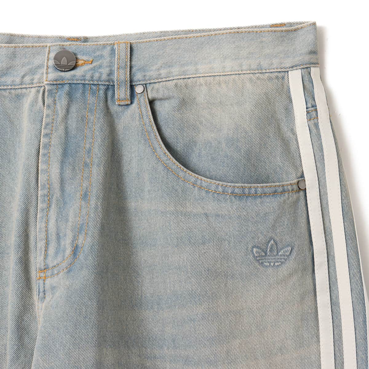 adidas LOOSE FIT DENIM PANTS ライトデニム（アディダス ルーズ