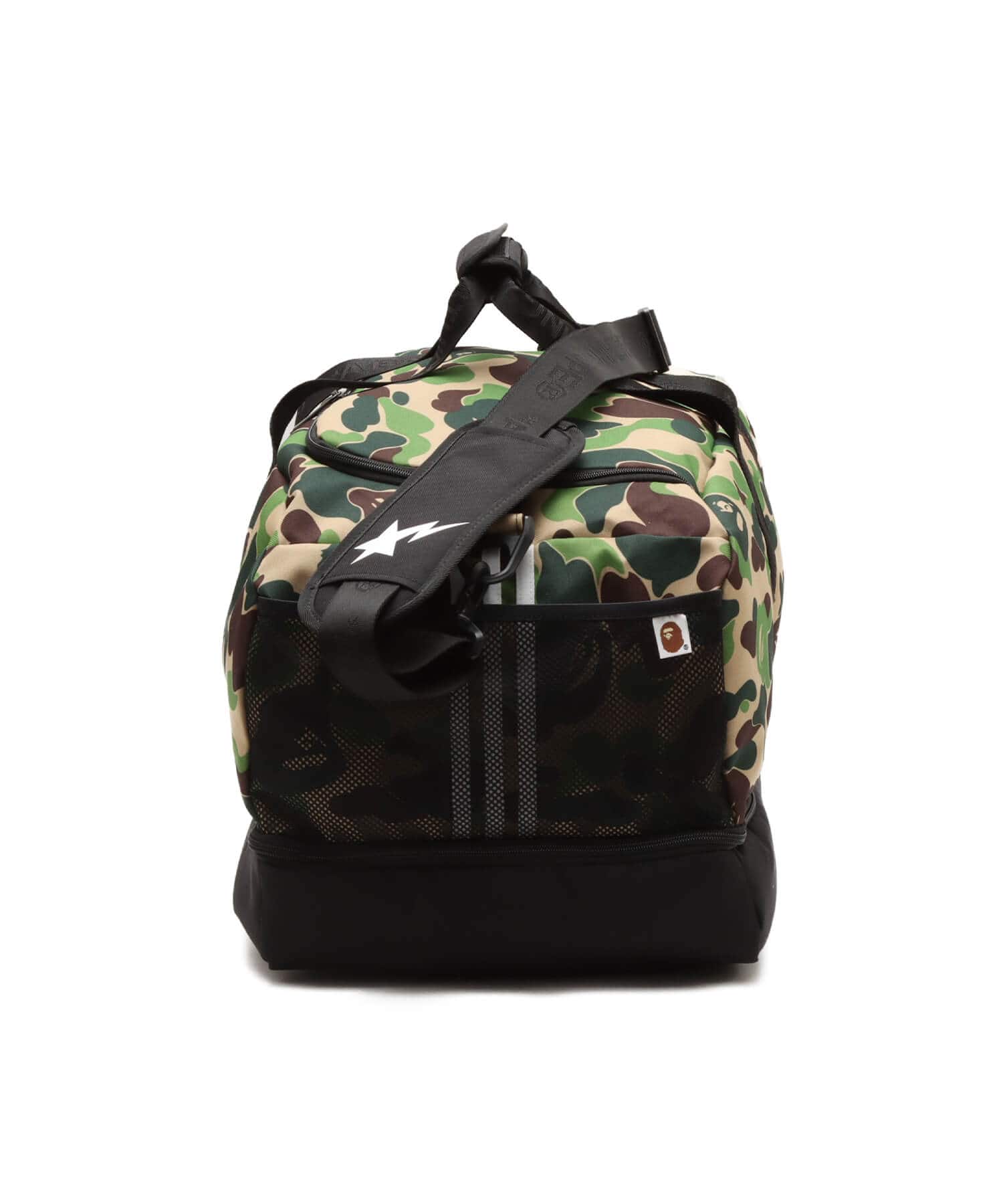 adidas BAPE DUFFLE BAG クルーグリーンの画像