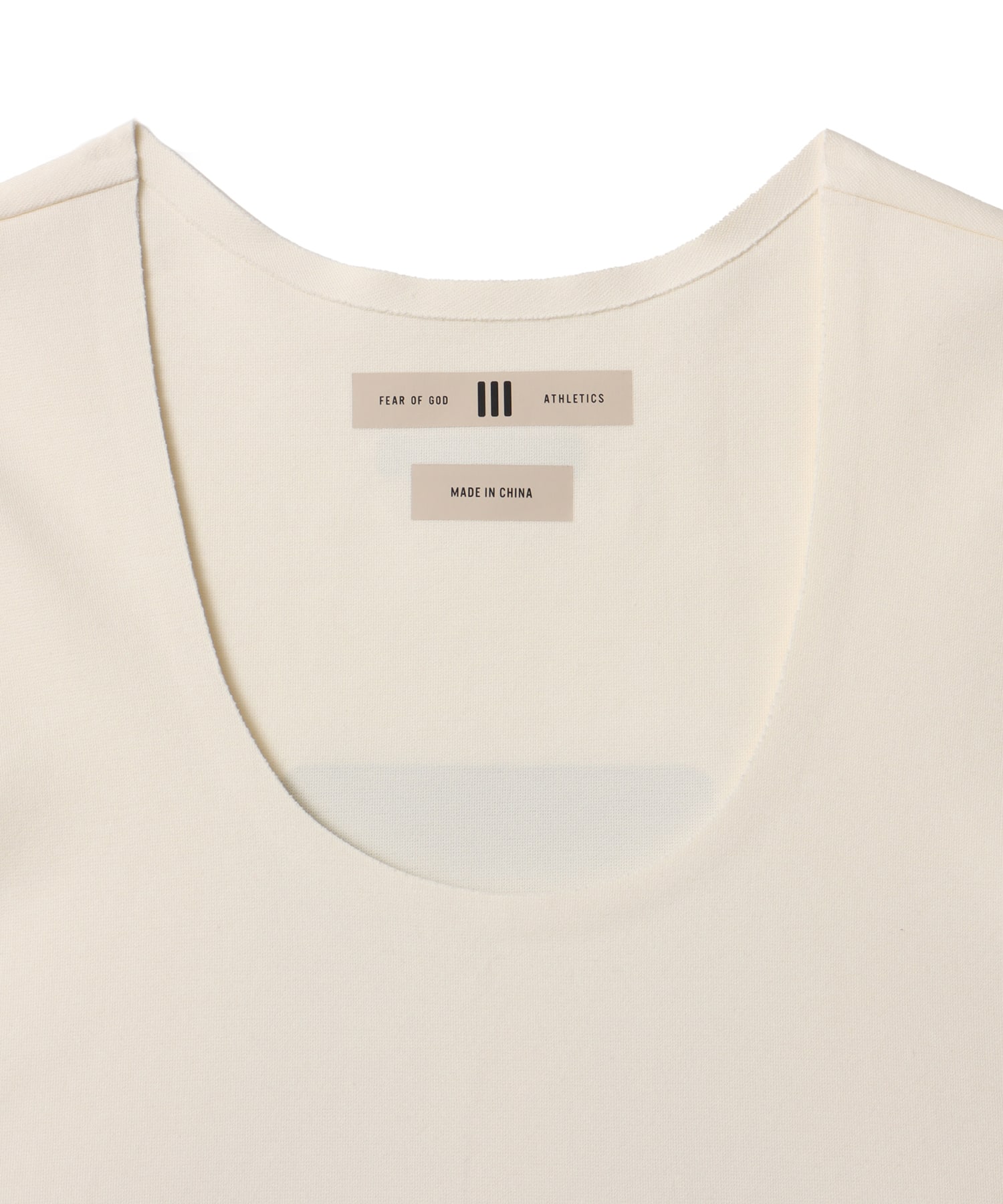 adidas FEAR OF GOD ATHLETICS PERFORMANCE TANK クリームホワイトの画像