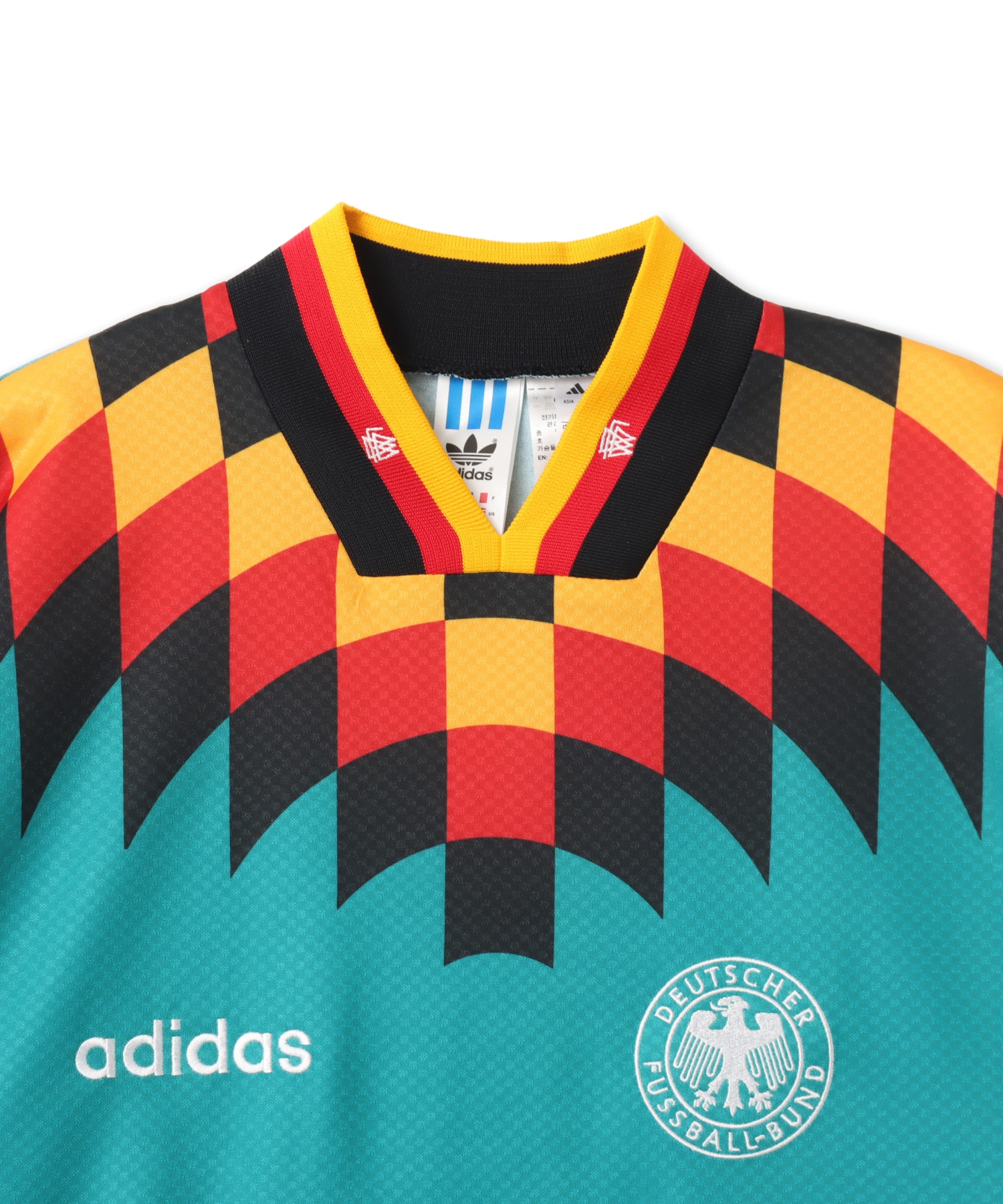 adidas ドイツ代表 アウェイ ユニフォーム 1994 パワーグリーンの画像