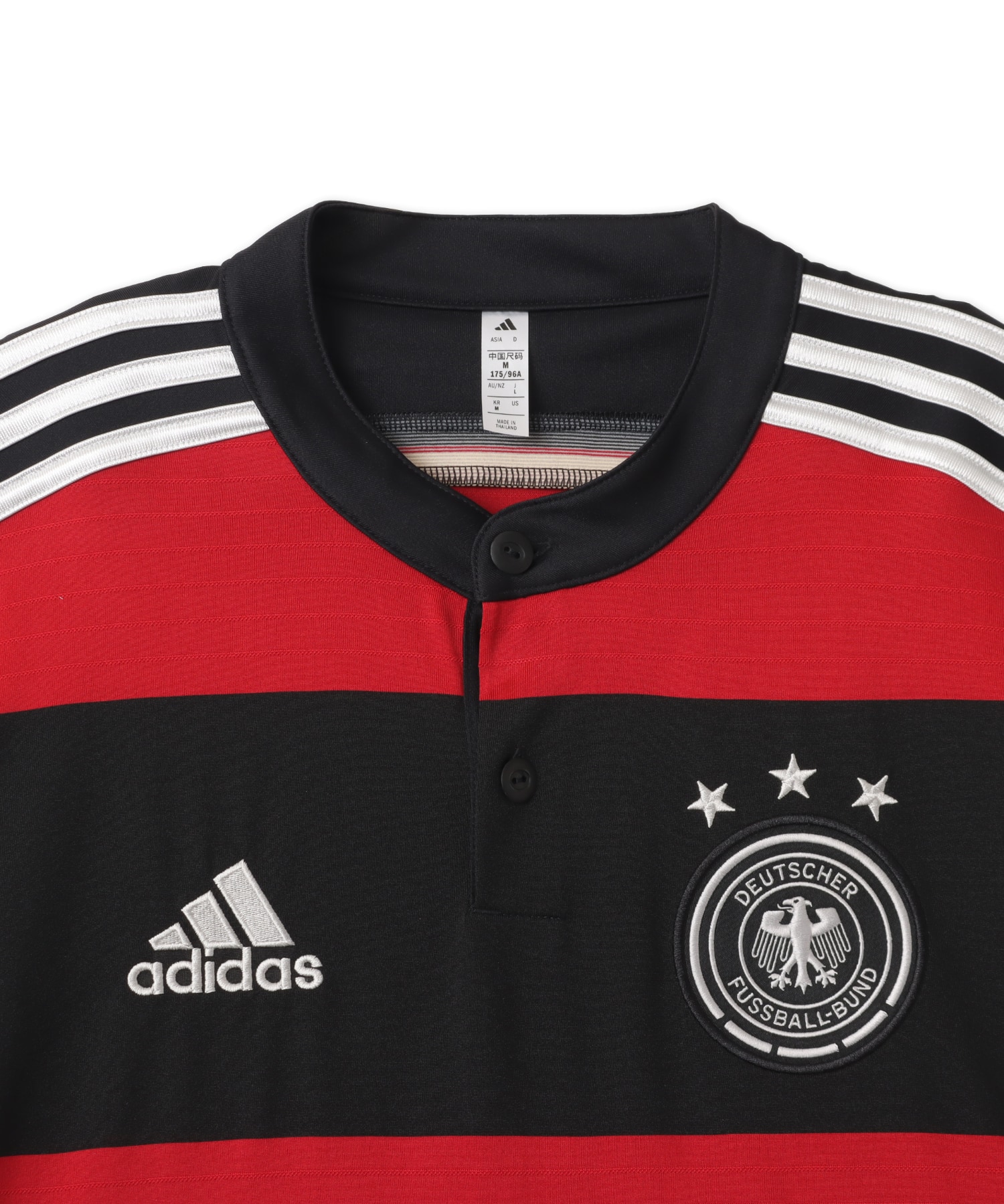 adidas ドイツ代表 アウェイ ユニフォーム 2014 ブラック/ビクトリーレッドの画像