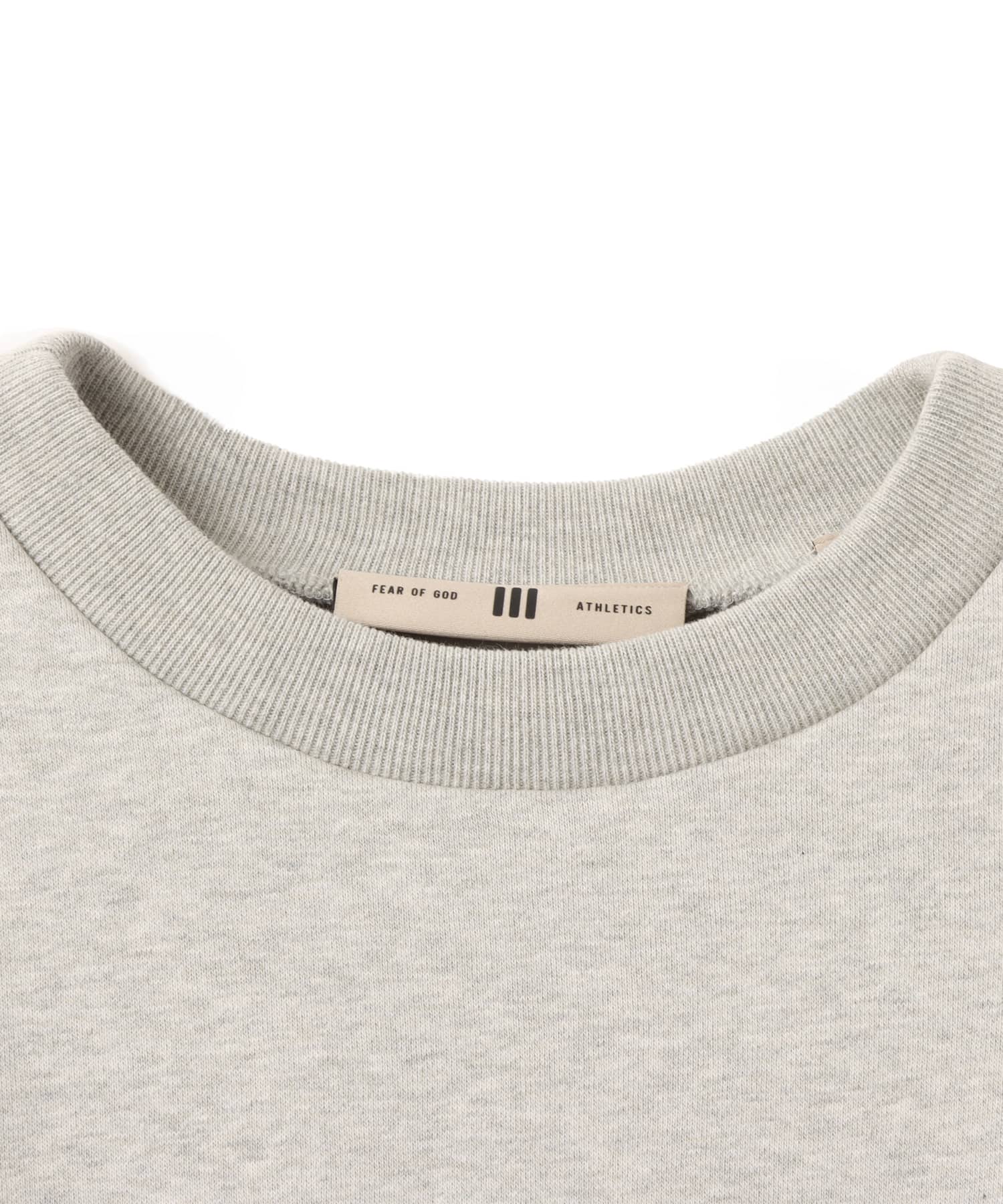 adidas FEAR OF GOD ATHLETICS COTTON FLEECE CREWNECK ミディアムグレーヘザーの画像