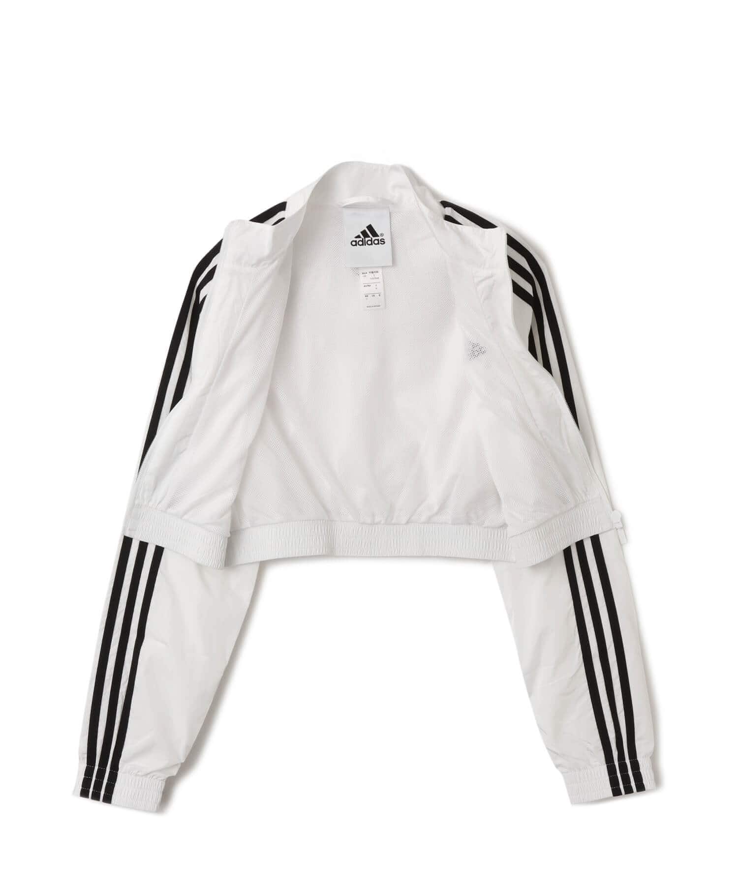 adidas TEAMGEIST ADICOLOR  CROPPED TRACK TOP ホワイトの画像