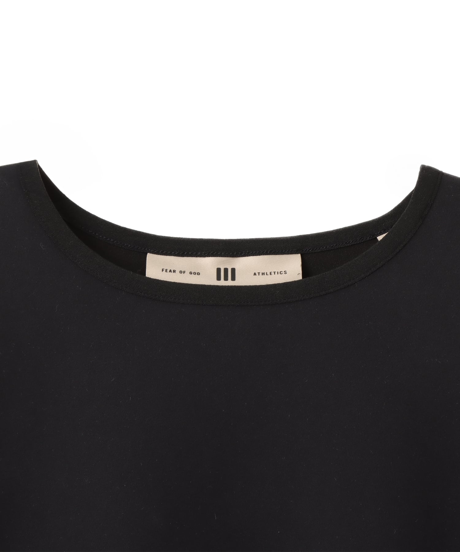 adidas FEAR OF GOD ATHLETICS SUEDE FLEECE CREWNECK ブラックの画像