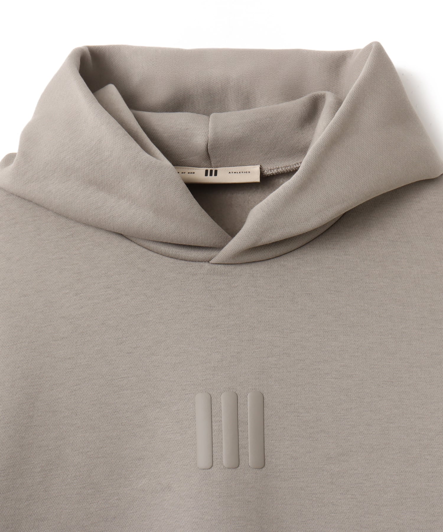 adidas FEAR OF GOD ATHLETICS FLEECE HOODIE パテベージュの画像