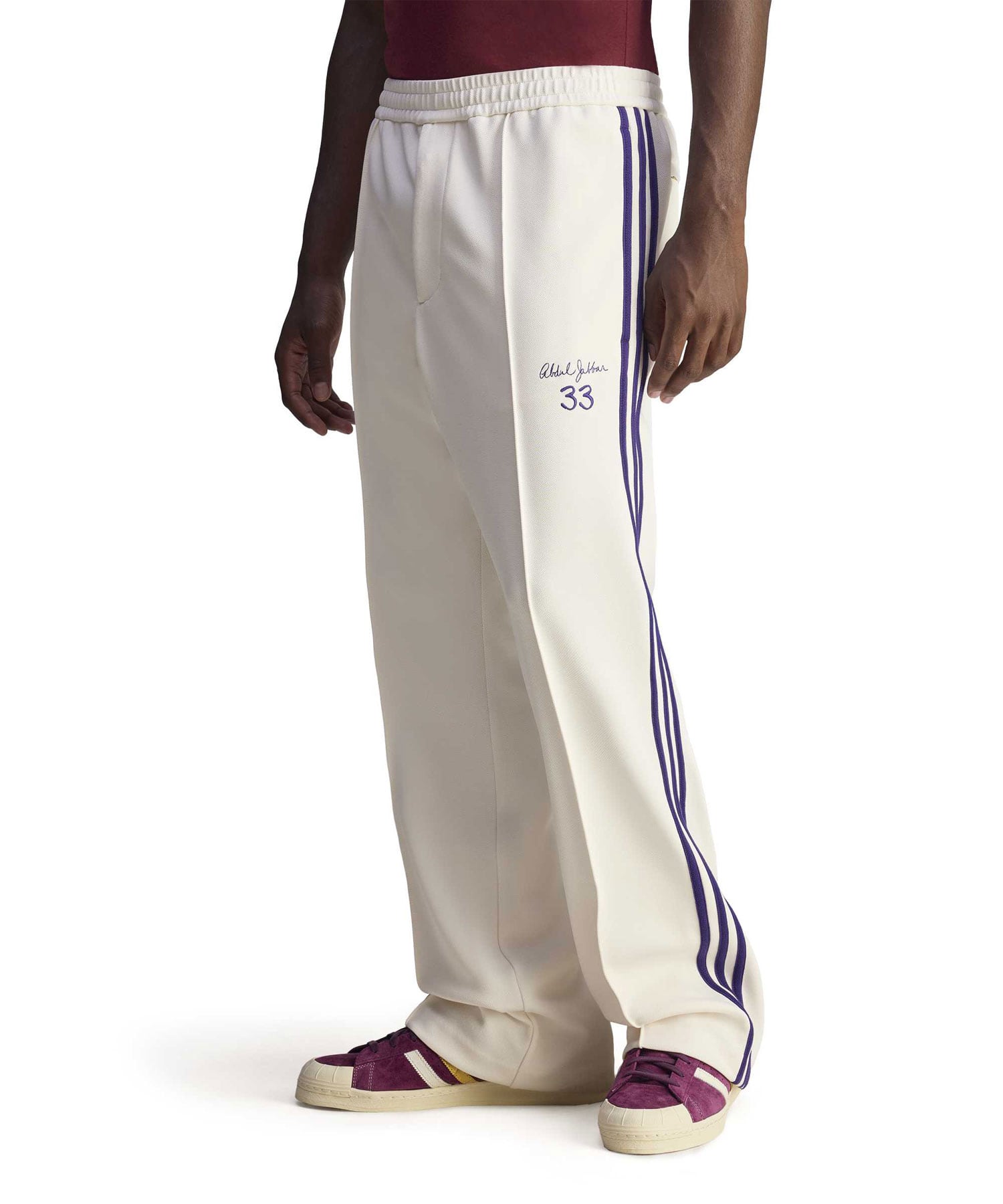 adidas WALES BONNER JABBAR 3-STRIPES TRACK PANTS チョークホワイトの画像