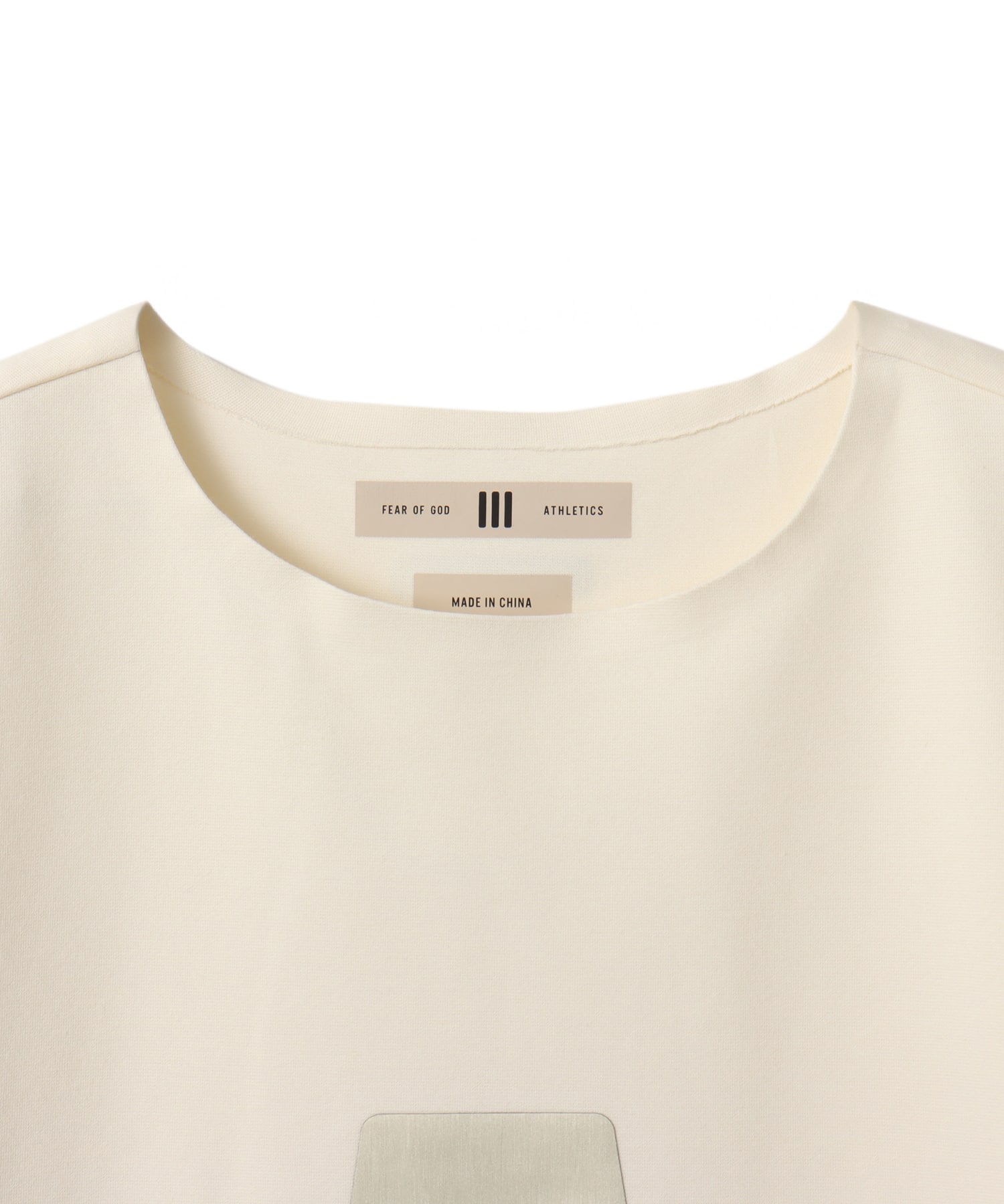 adidas FEAR OF GOD ATHLETICS PERFORMANCE TEE クリームホワイトの画像