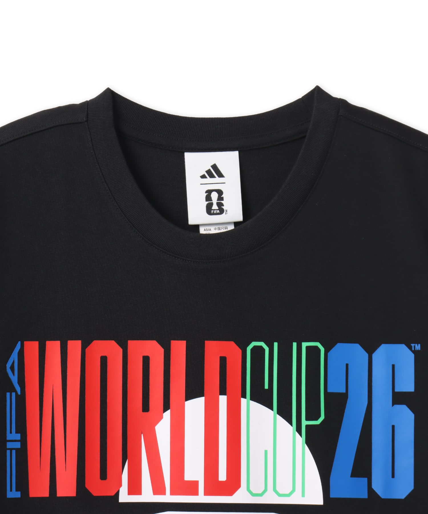 adidas WORLD CUP TOUR TEE ブラックの画像