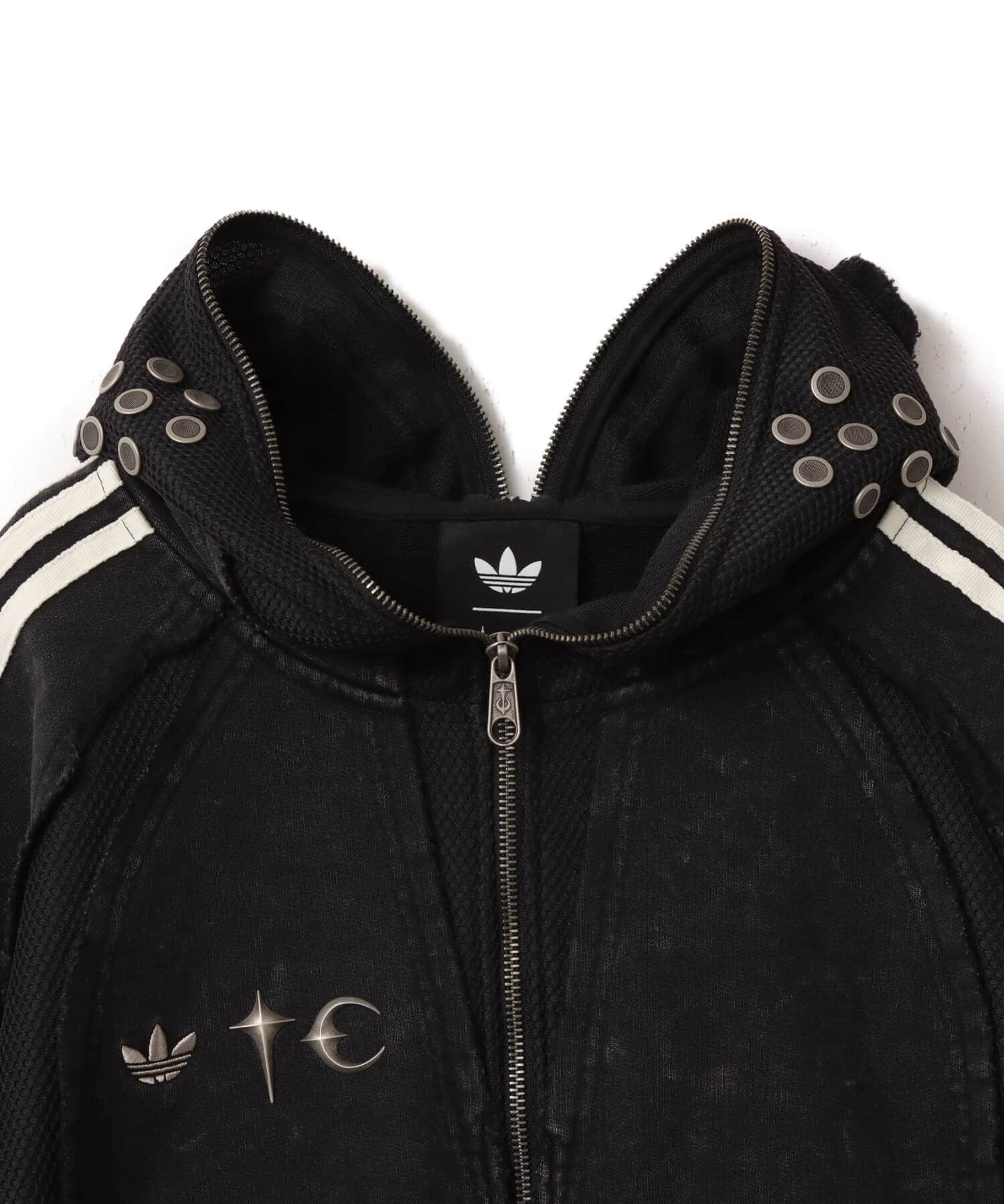 adidas THUG CLUB  TEAMGEIST HOODED ZIP UP ブラックの画像