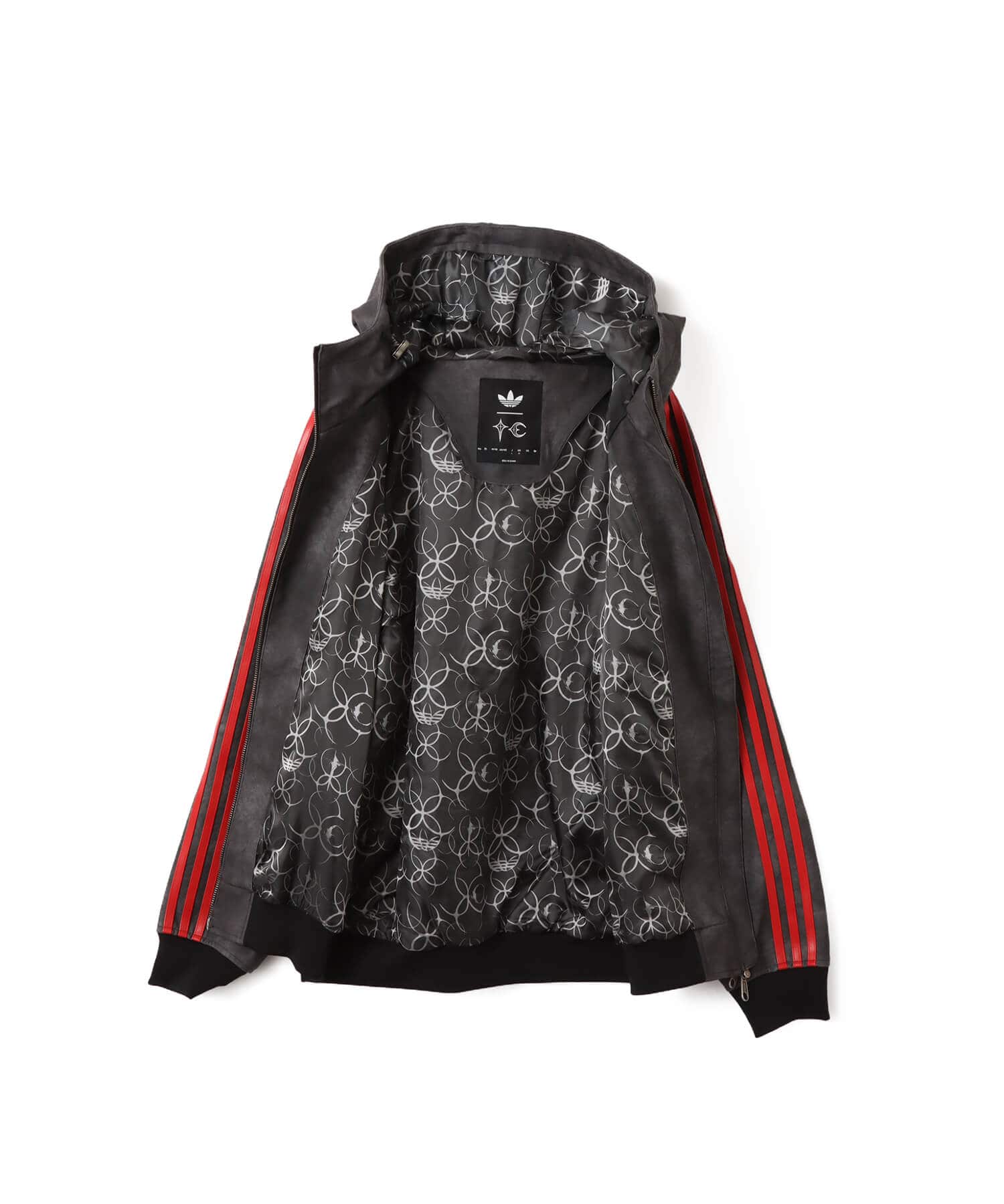 adidas THUG CLUB TEAMGEIST FAUX LEATHER JACKET ブラック/アンティークシルバーの画像