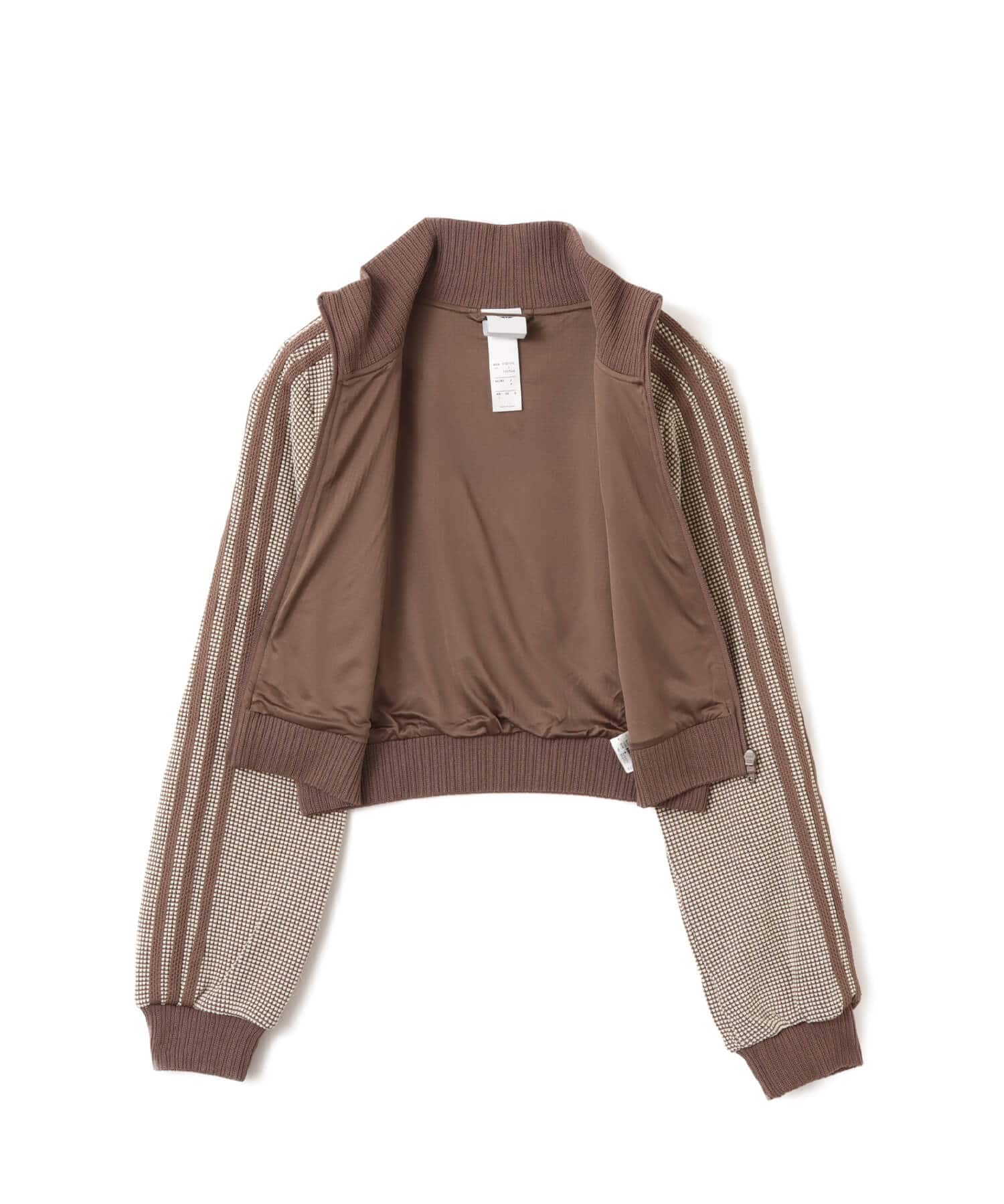 adidas CROP TRACK TOP サンドストレータ/アースストレータの画像