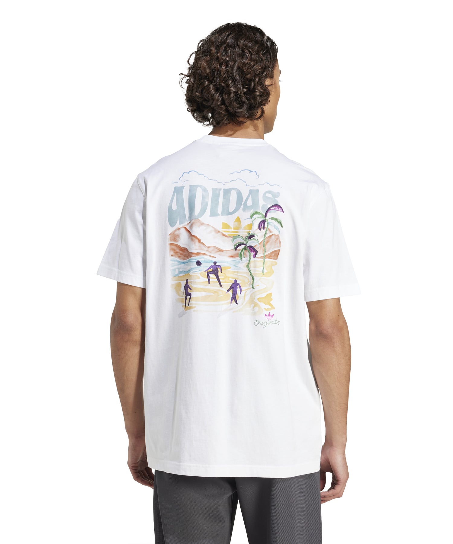 adidas GRAPHIC TEE ホワイトの画像