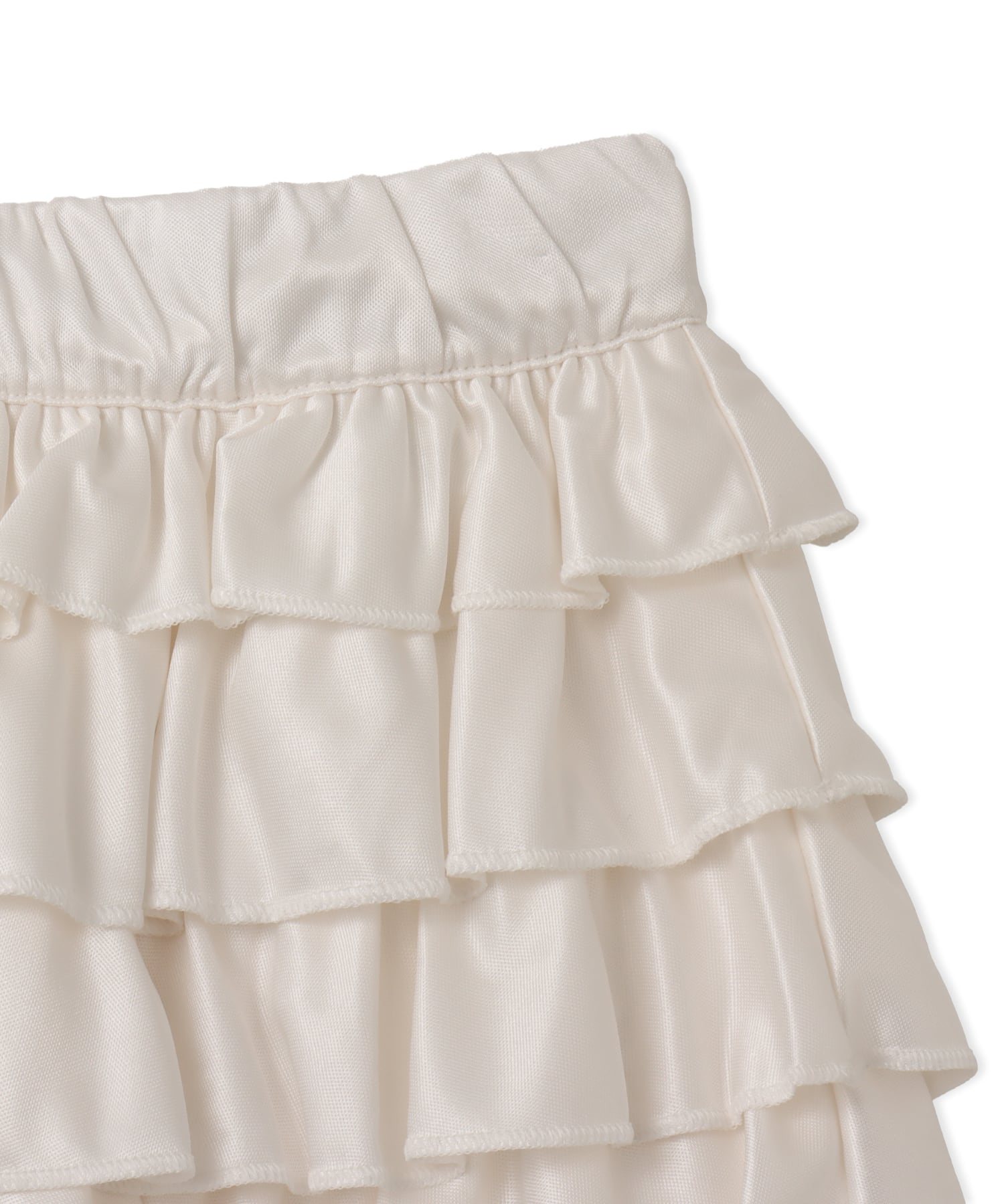 adidas LACE RUFFLE MINI SKIRT クラウドホワイトの画像