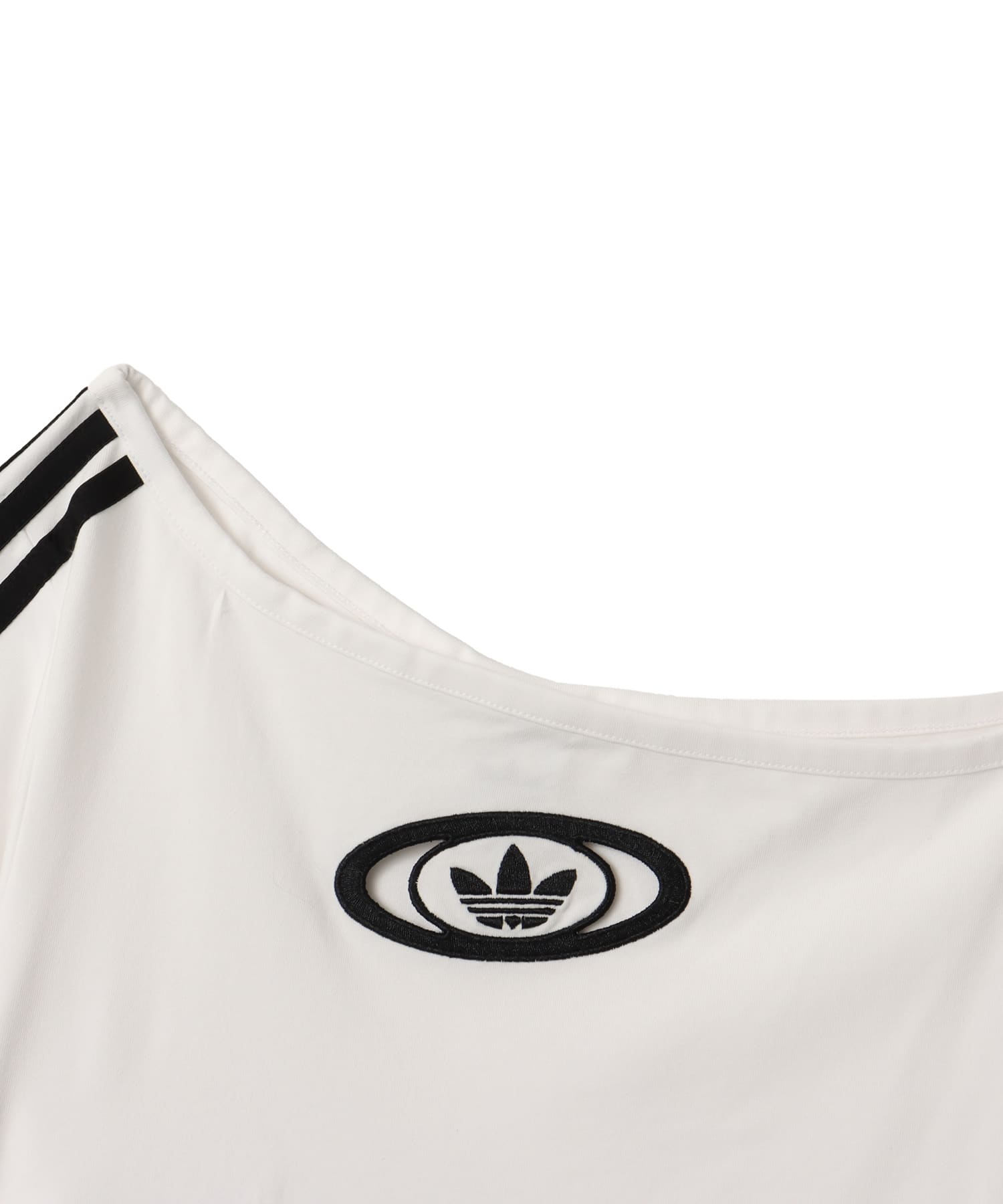 adidas CAMPUS 2000 OFF SHOULDER TEE ホワイトの画像