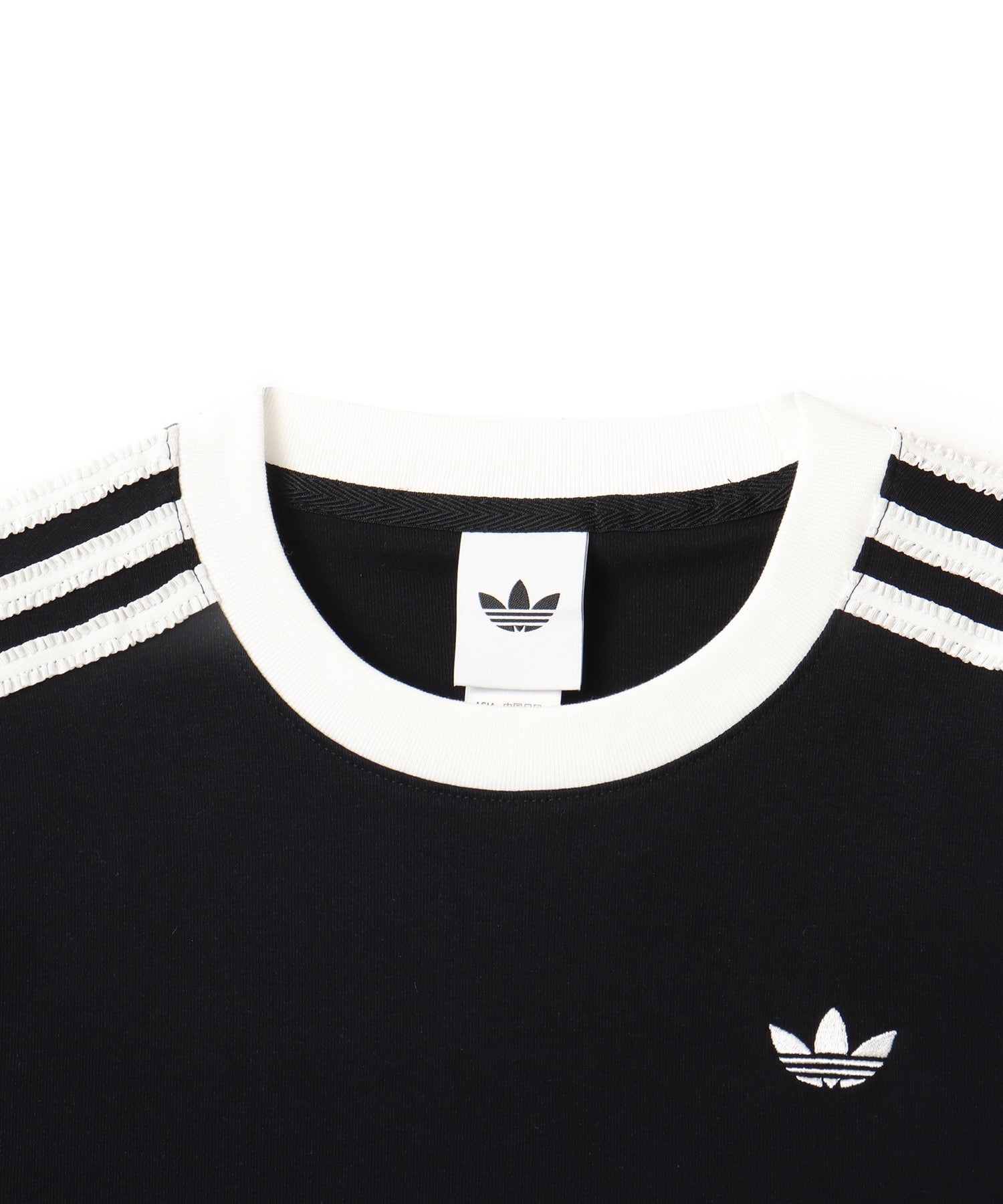 adidas RUFFLE 3S TEE ブラックの画像