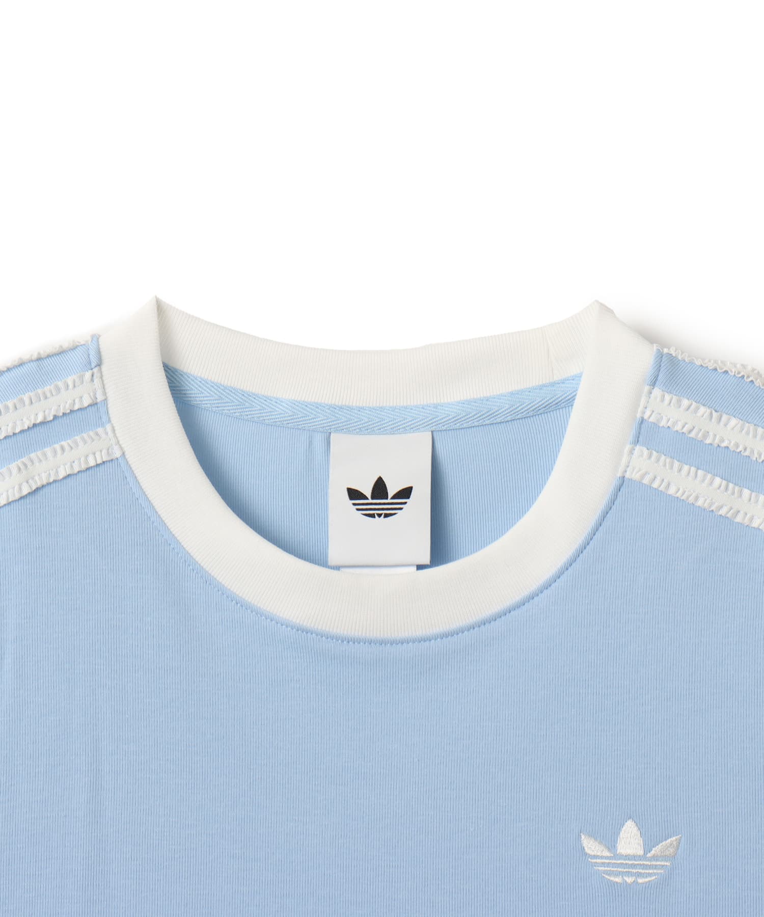 adidas RUFFLE 3S TEE クリアスカイの画像