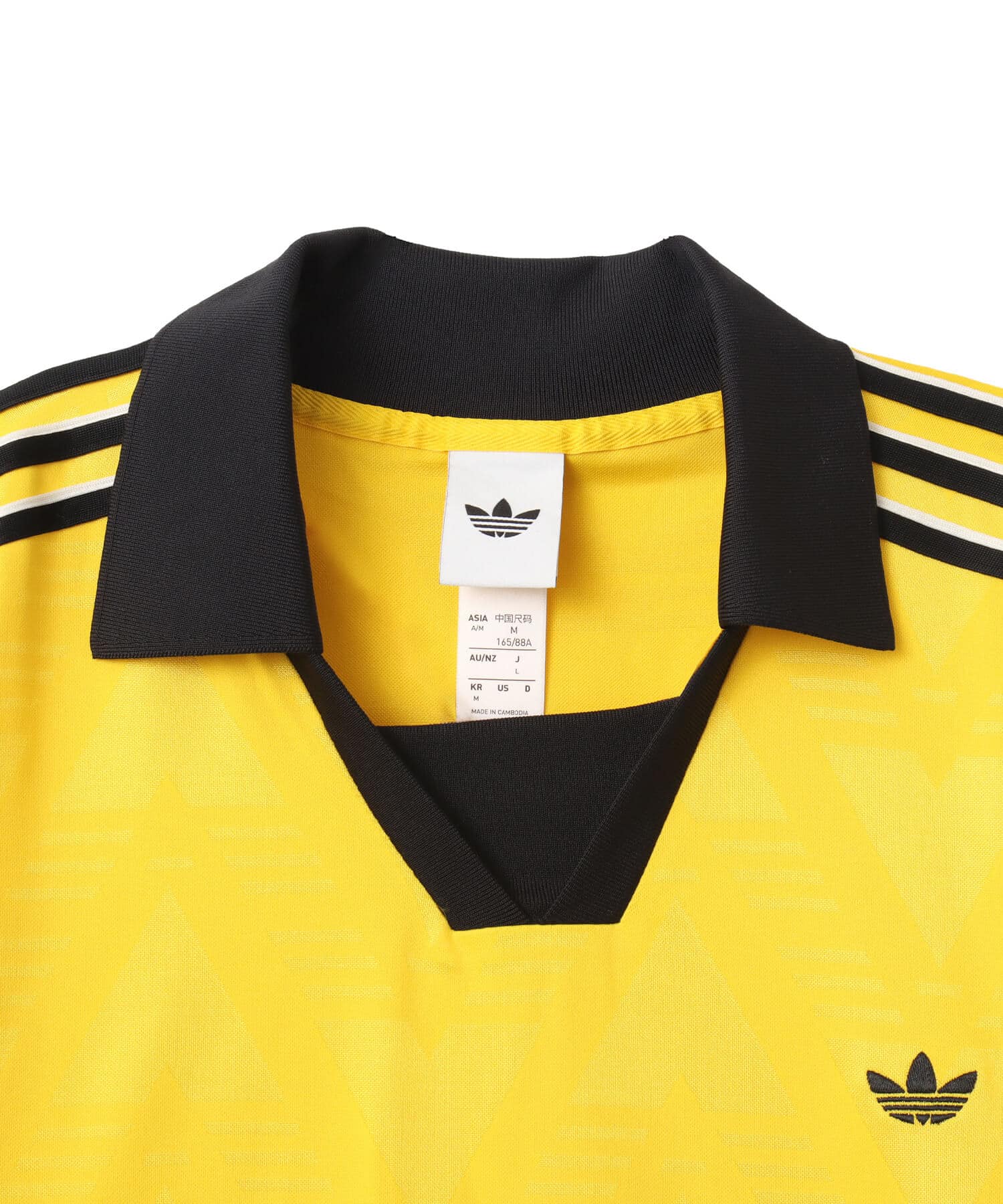 adidas FOOTBALL JERSEY SPONSOR ＥＱＴイエローの画像
