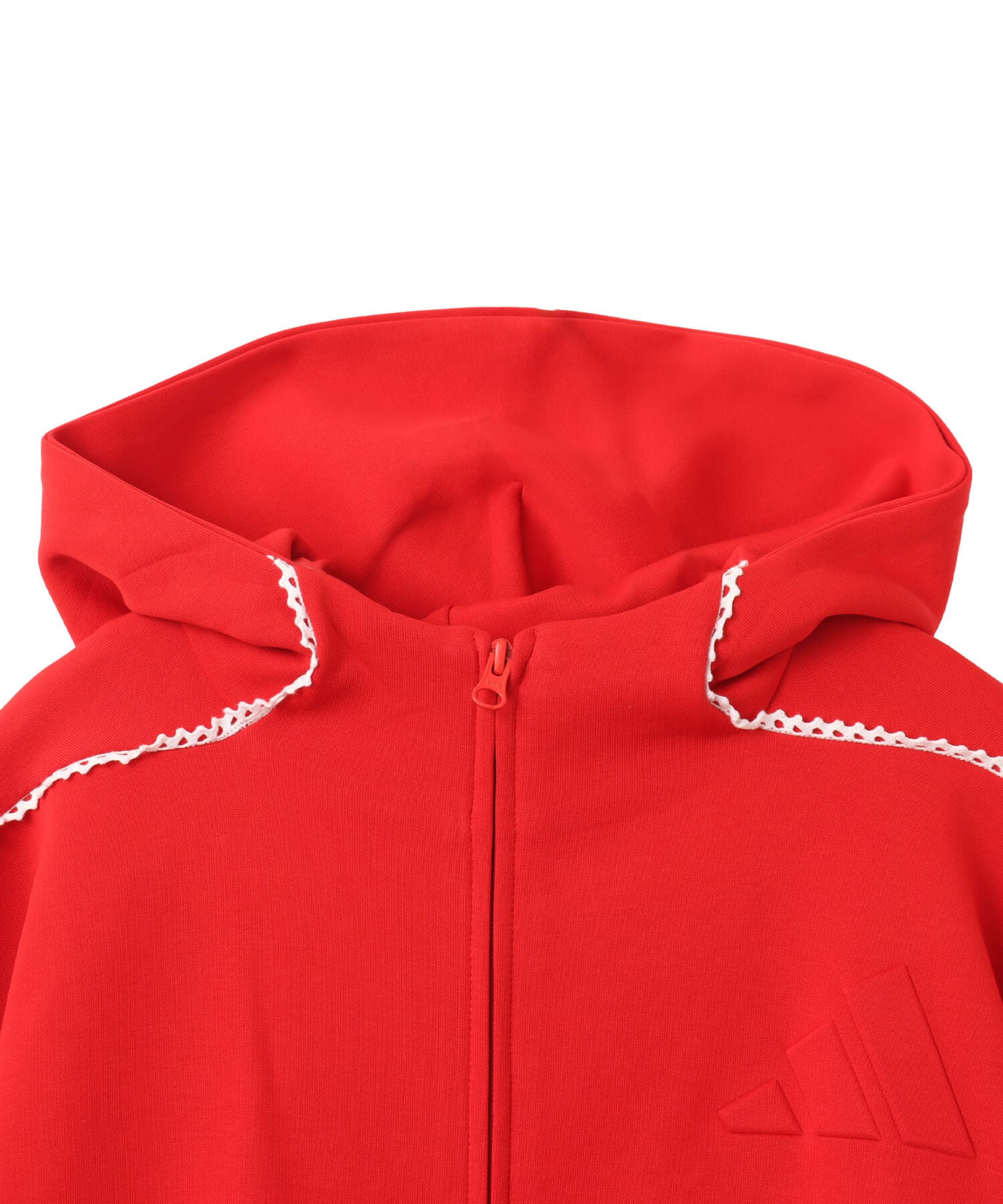 adidas X ARTE ANTWERP Z.N.E. FULL-ZIP TRACK TOP ベタースカーレット/ホワイトの画像