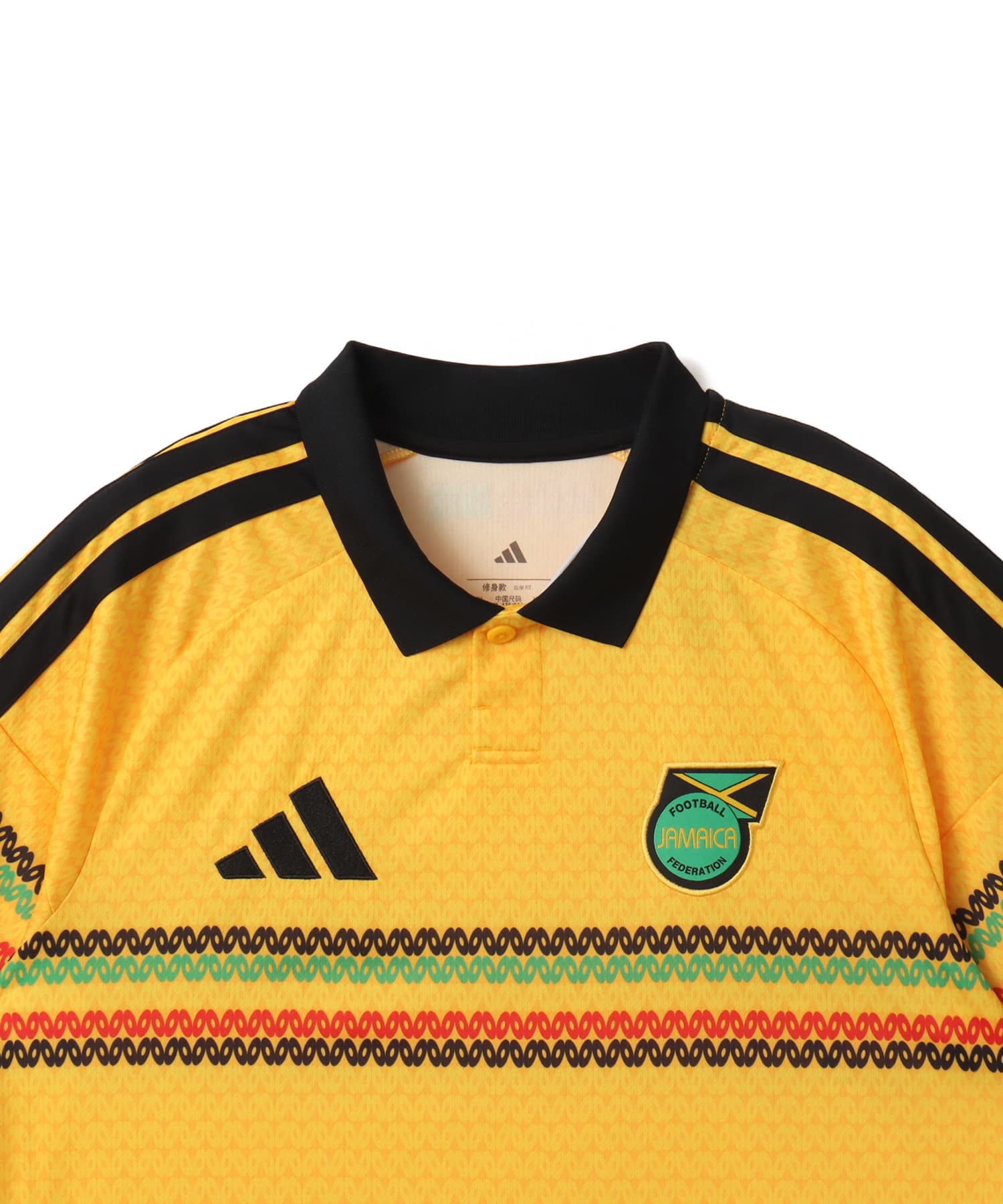 adiads JAMAICA 26 X BOB MARLEY HOME JERSEY ボールドゴールドの画像