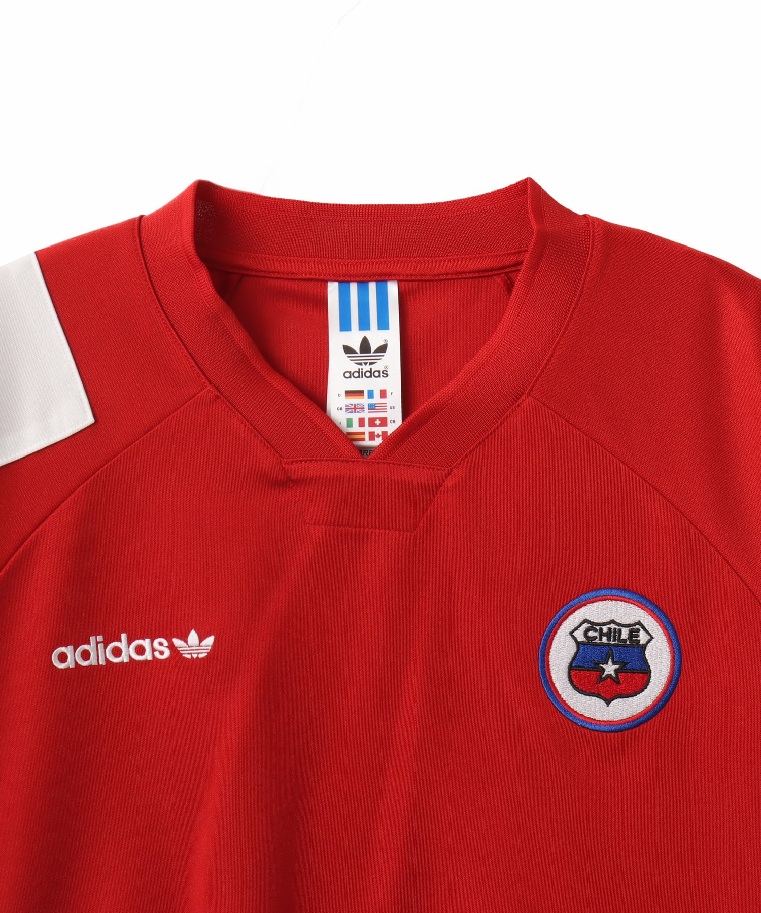 adidas CHILE RECONSTRUCTED BRINGBACK JERSEY チームパワーレッドの画像