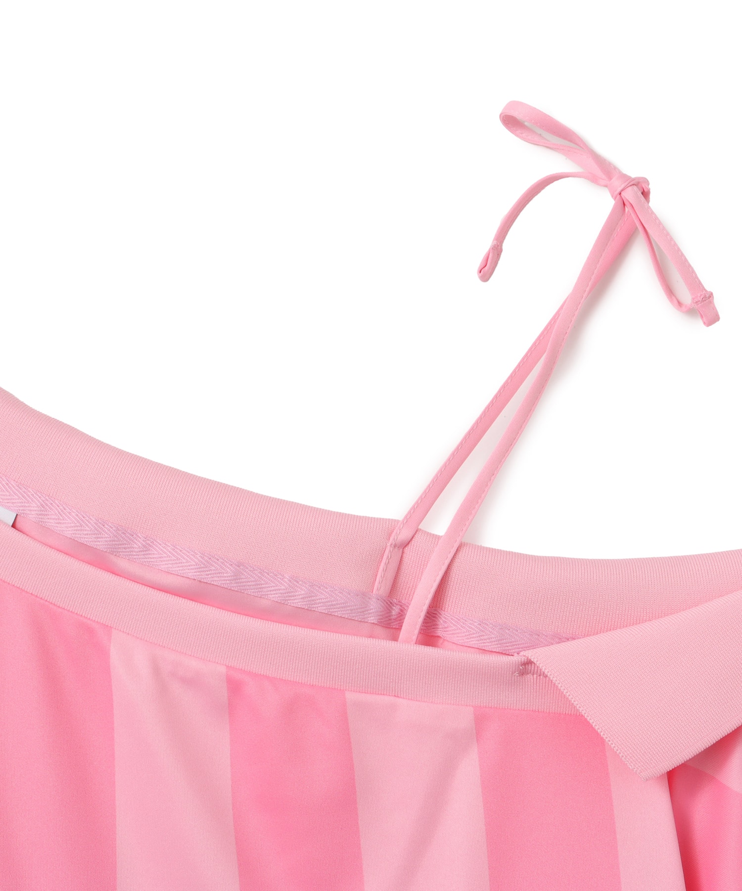 adidas OFF SHOULDER JERSEY トゥルーピンク/セミピンクグローの画像