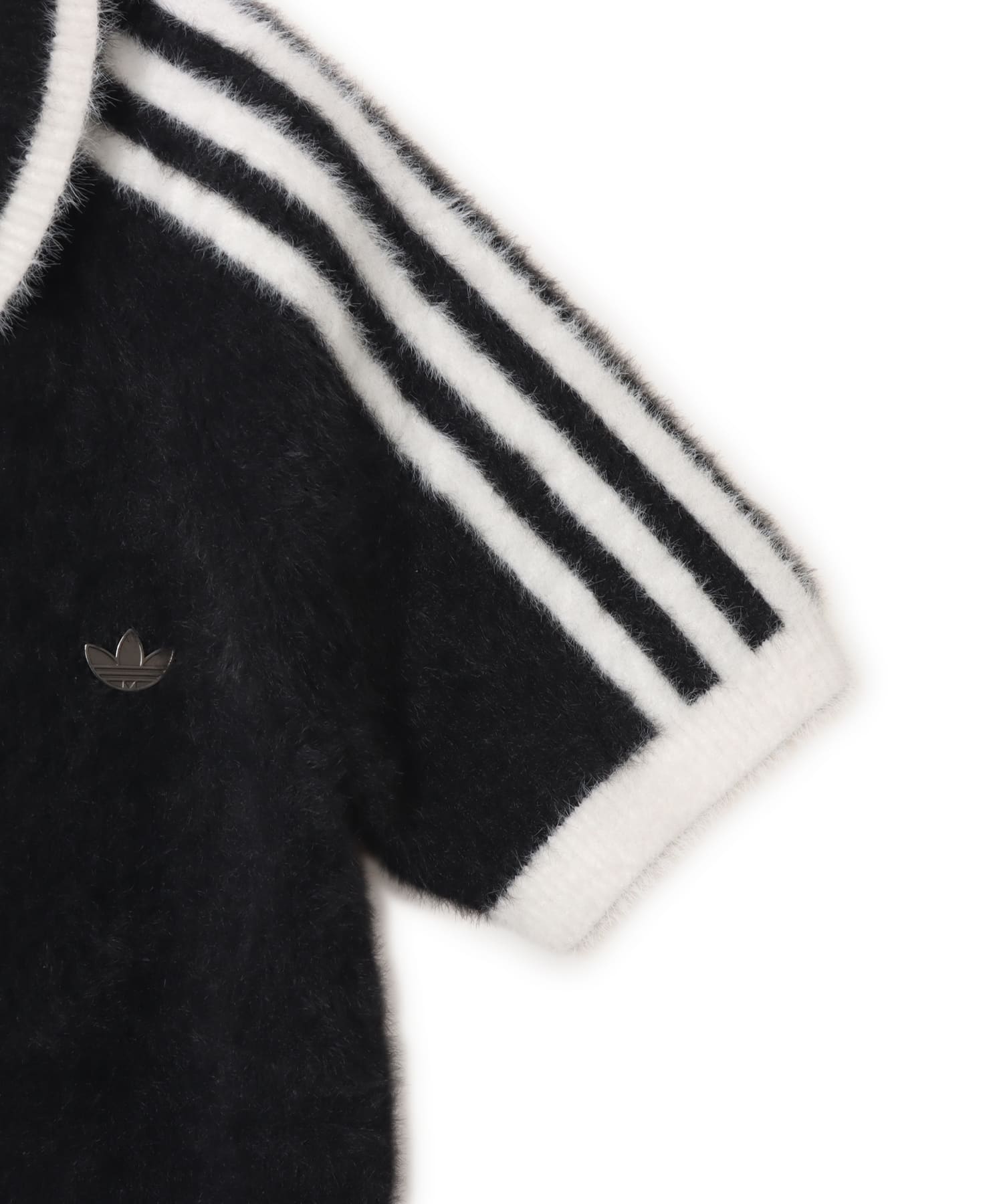 adidas KNITTED CALI TEE ブラックの画像