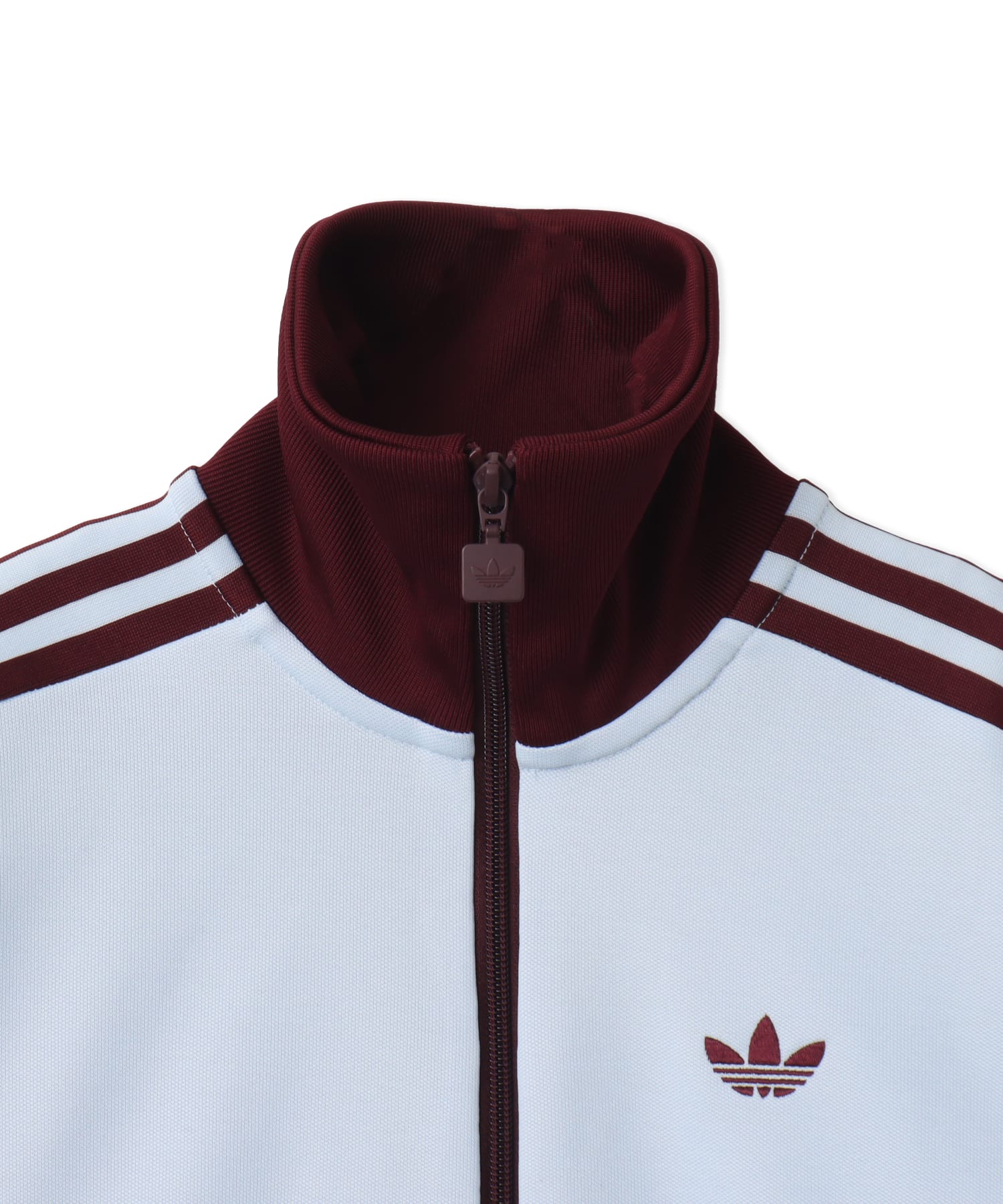 adidas CLASSIC TRACK TOP クリスタルスカイ/マルーンの画像