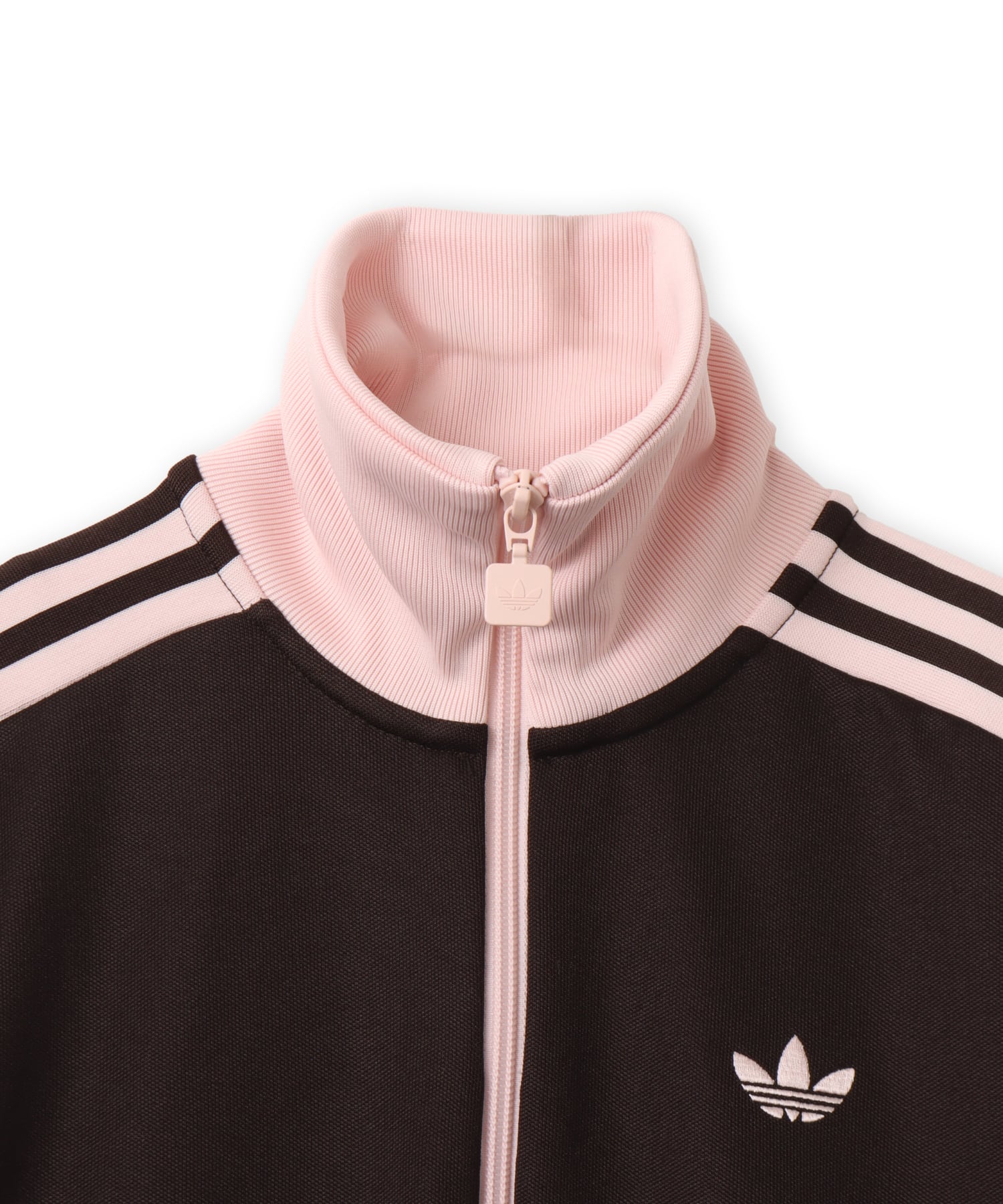 adidas CLASSIC TRACK TOP オーロラコーヒー/サンディーピンクの画像