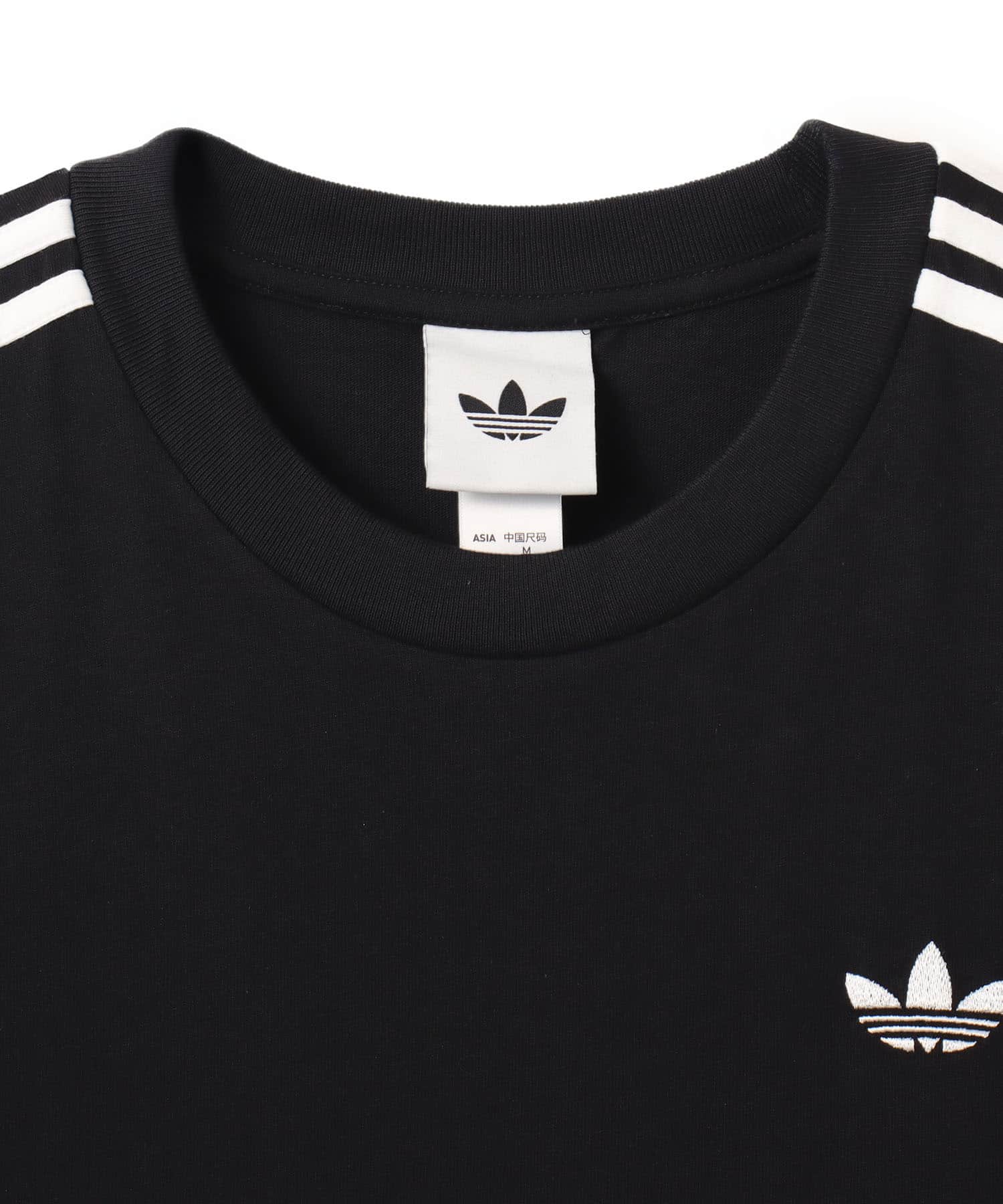 adidas ADICOLOR 3-STRIPES OVERSIZED TEE ブラックの画像