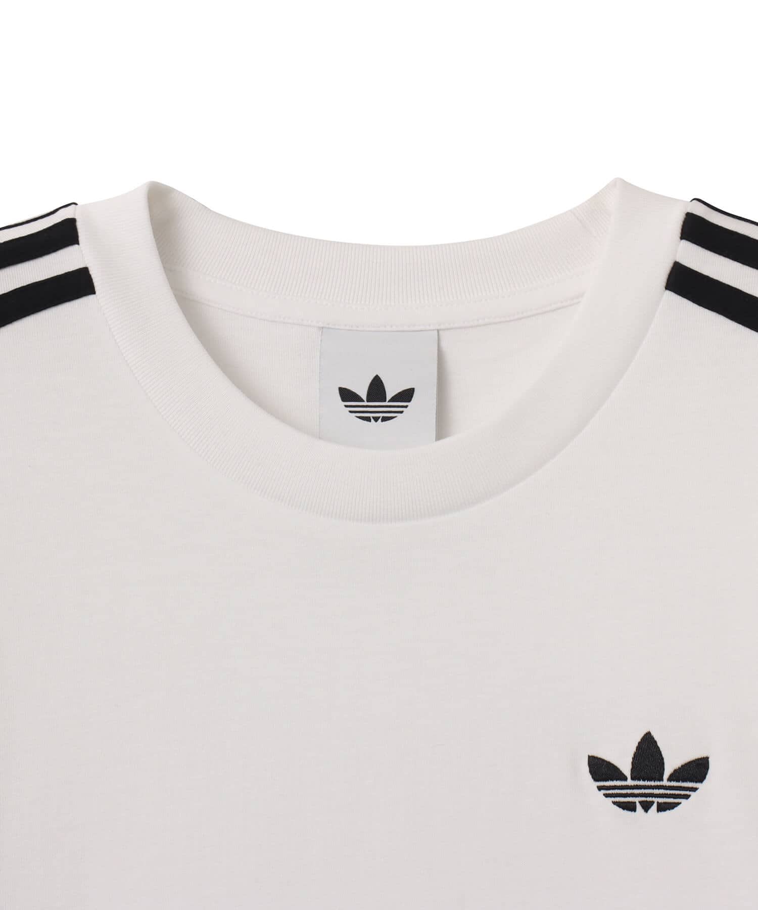 adidas ADICOLOR 3-STRIPES OVERSIZED TEE ホワイトの画像