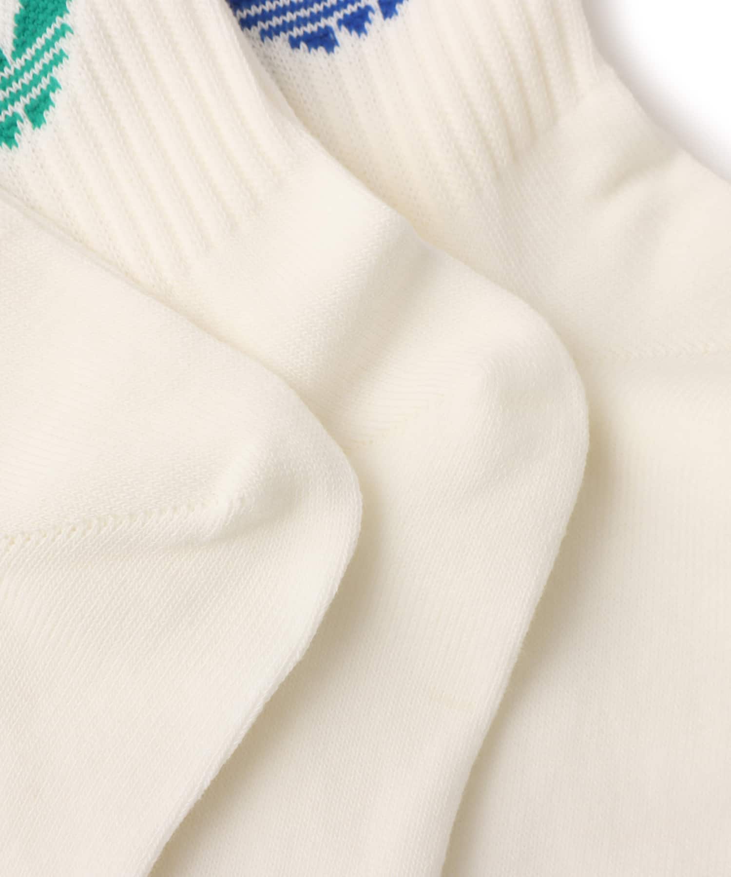 adidas 3 STRIPES CREW SOCKS 3 PAIRS オフホワイト/オフホワイト/オフホワイトの画像