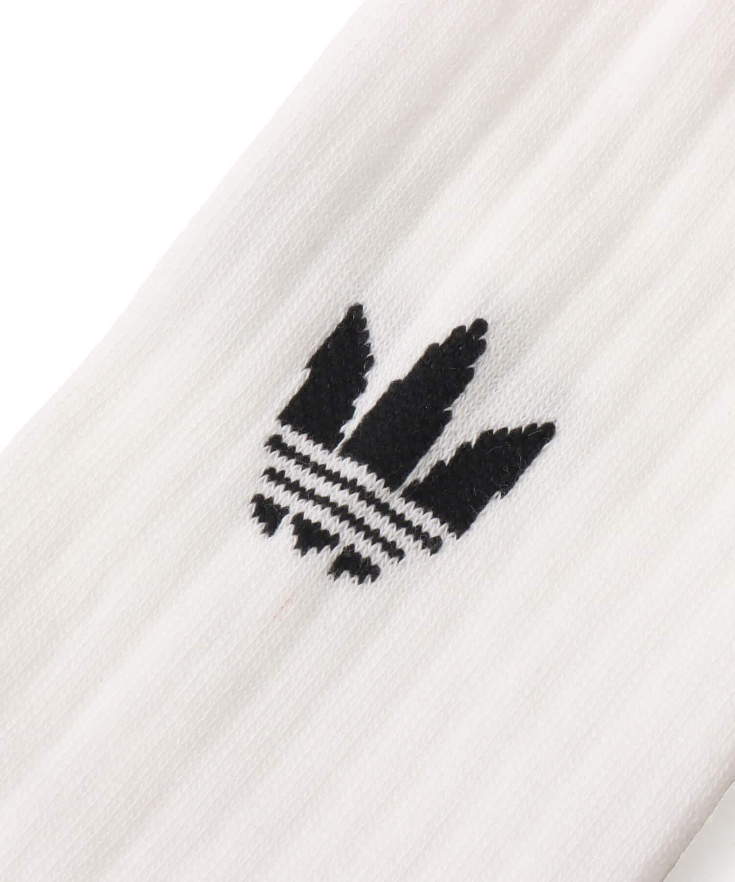 adidas 3 STRIPES FOOTBALL KNEE SOCKS 1 PAIR ホワイト/ブラックの画像