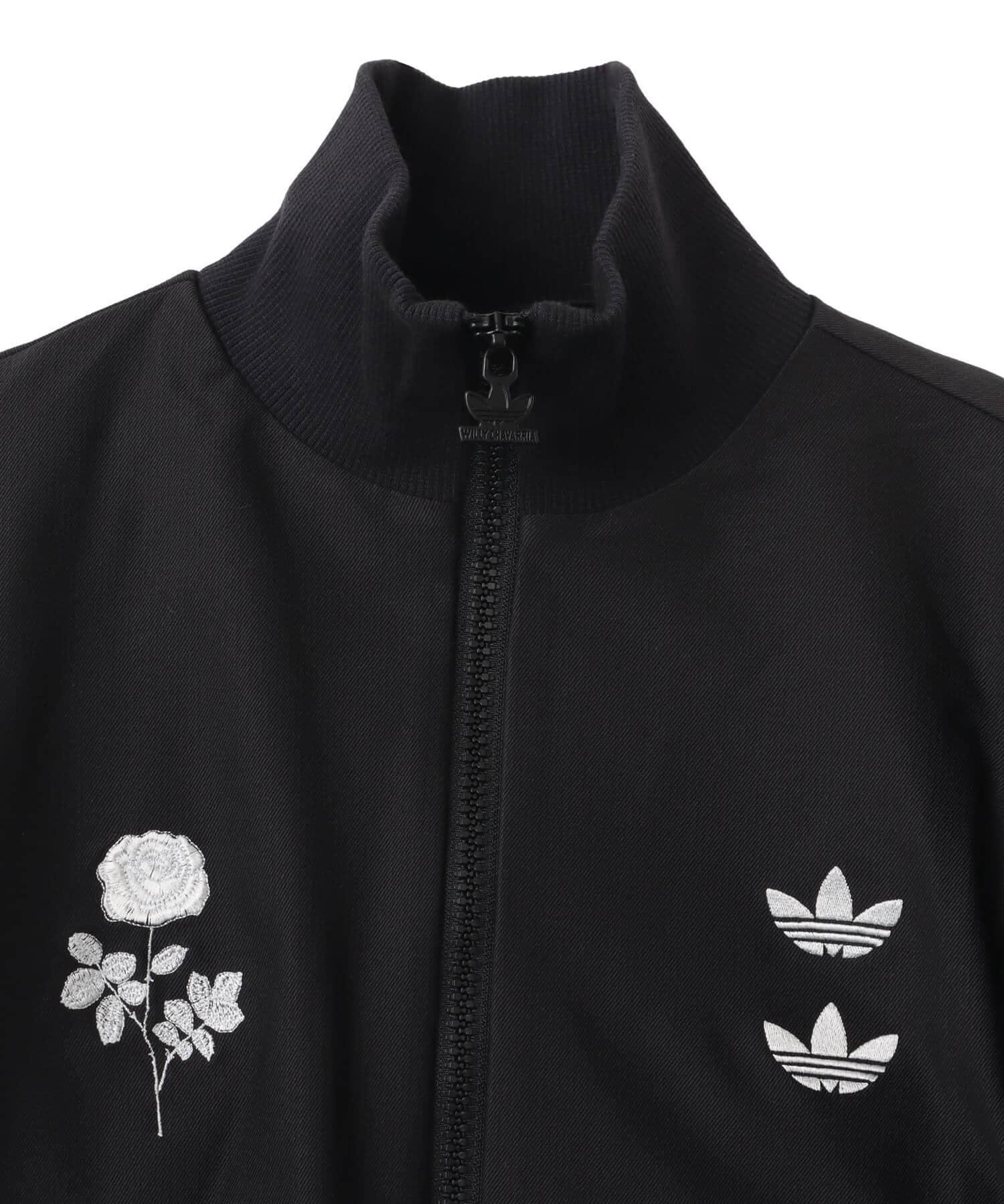 adidas CHAVARRIA BLOUSE TRACKTOP ブラックの画像