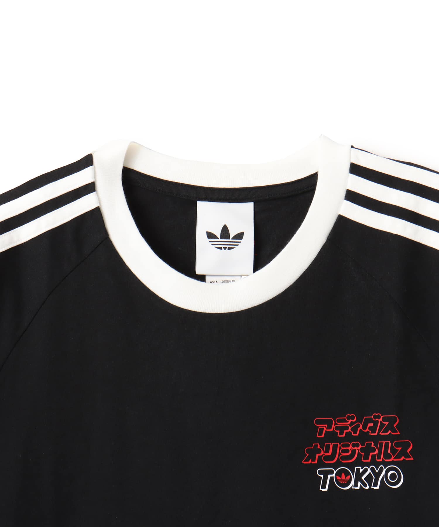 adidas TOKYO KATAKANA T-SHIRT ブラックの画像