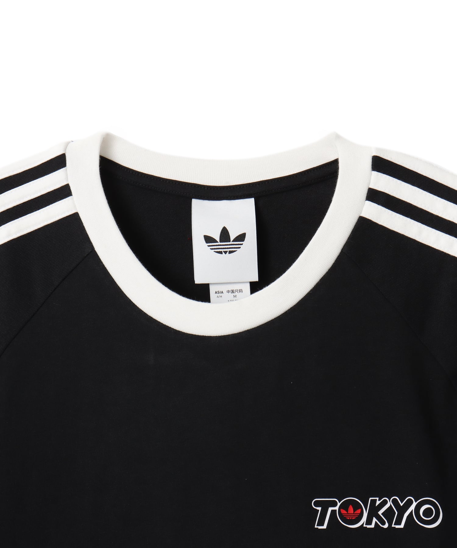 adidas TOKYO KATAKANA LONG SLEEVE T-SHIRT ブラックの画像