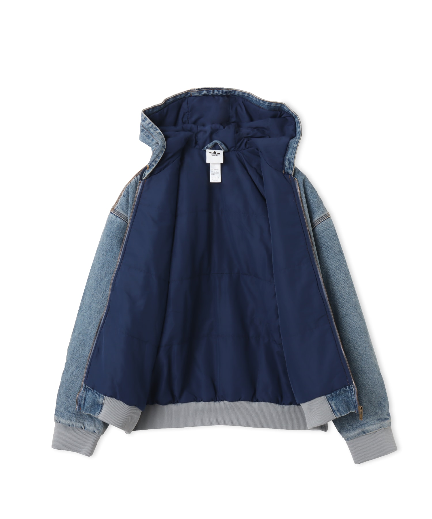 adidas DENIM PADDED JACKET インディゴデニムの画像