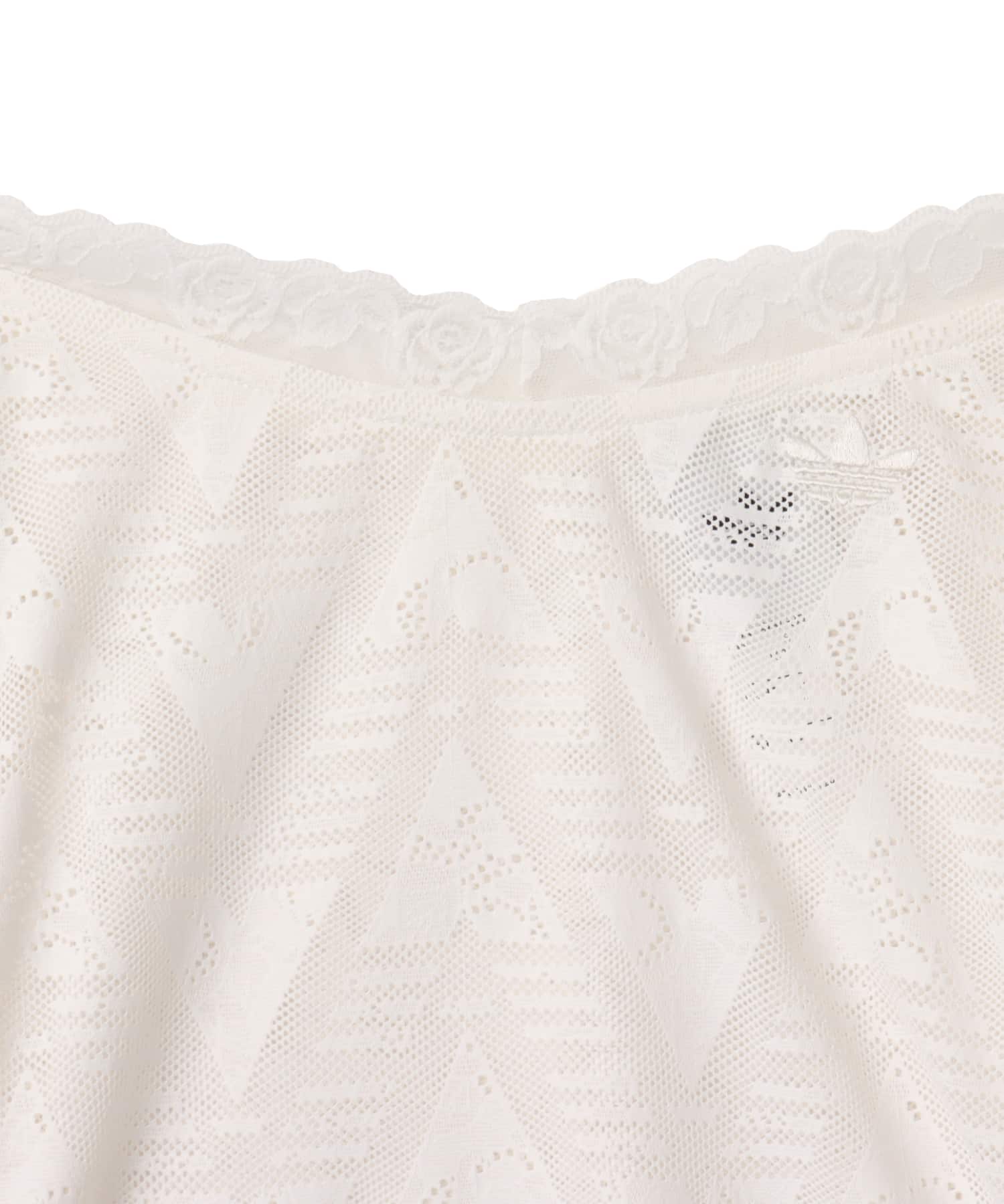 adidas LACE BARDOT TOP クラウドホワイトの画像