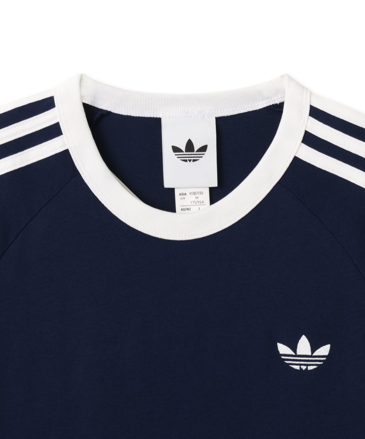 adidas 3-STRIPES TEE ナイトインディゴの画像