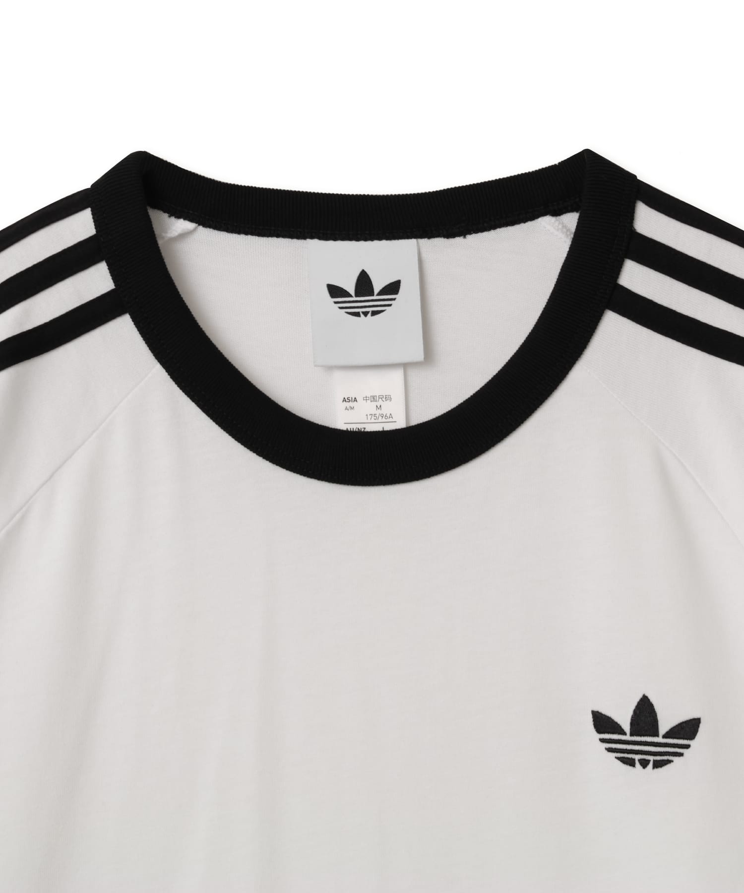 adidas 3-STRIPES TEE ホワイトの画像