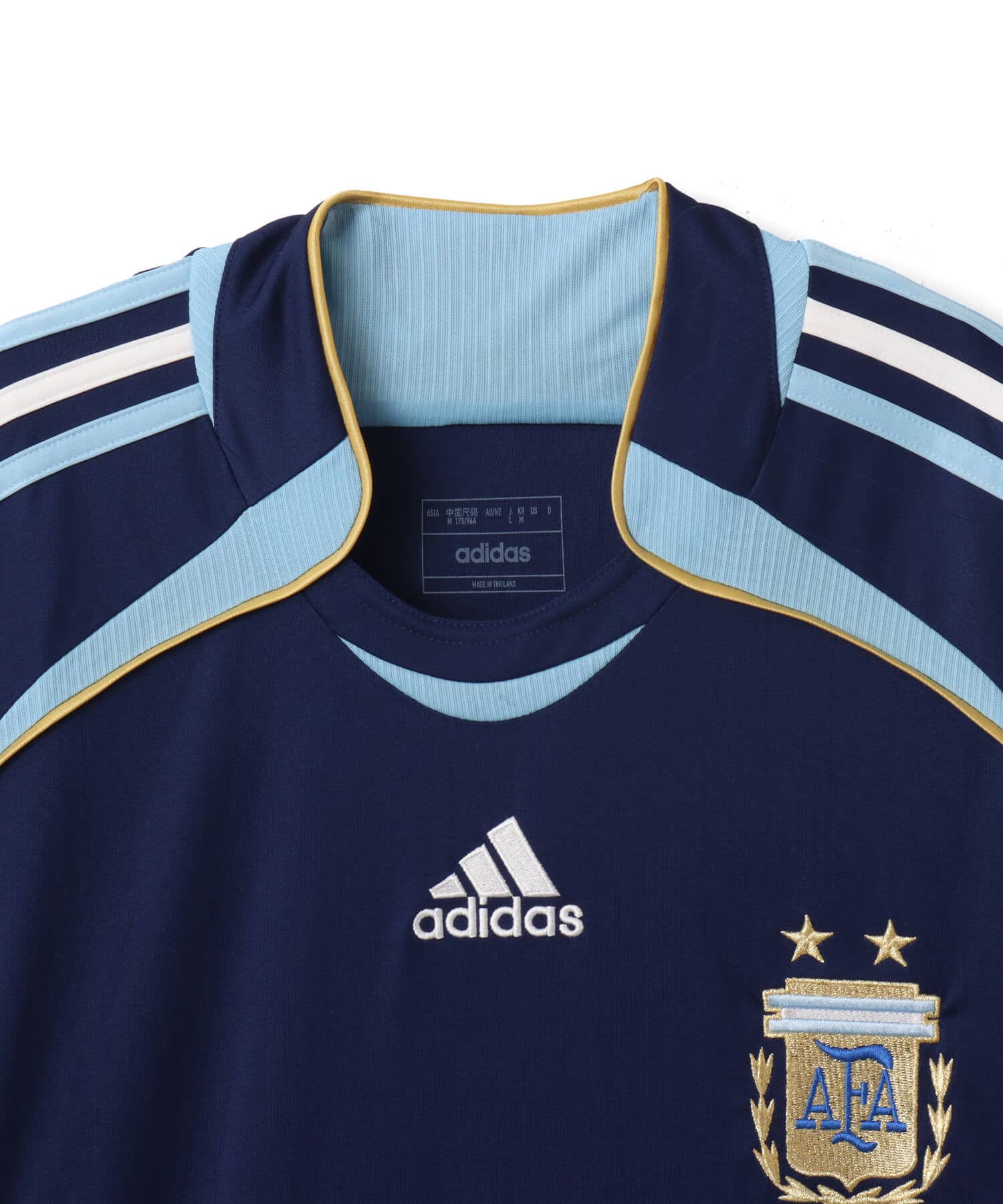 adidas アルゼンチン代表 アウェイ ユニフォーム 2006 ダークブルーの画像