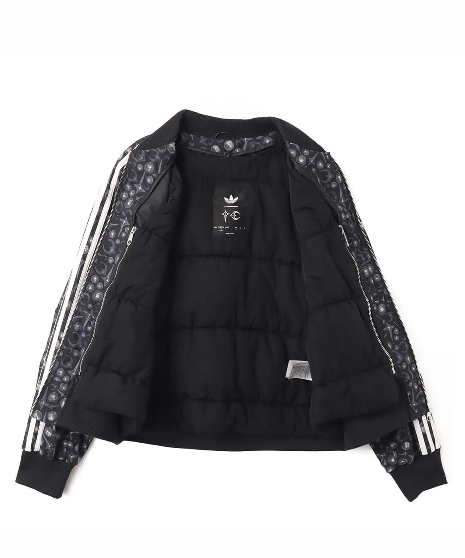 adidas THUG CLUB SUPERSTAR JACKET ブラック/ホワイトの画像