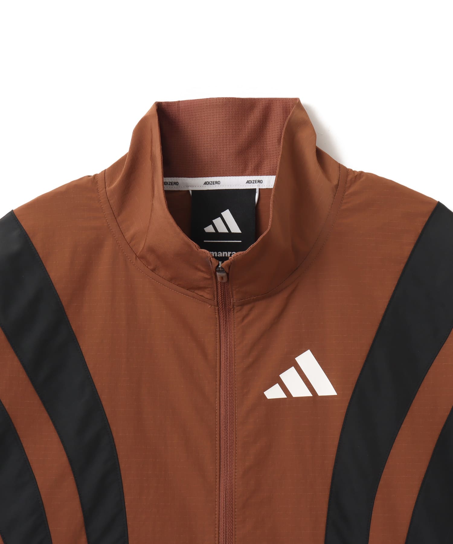 adidas HUMANRACE ADIZERO ARCHIVE RUNNING JACKET プリラブドブラウンの画像