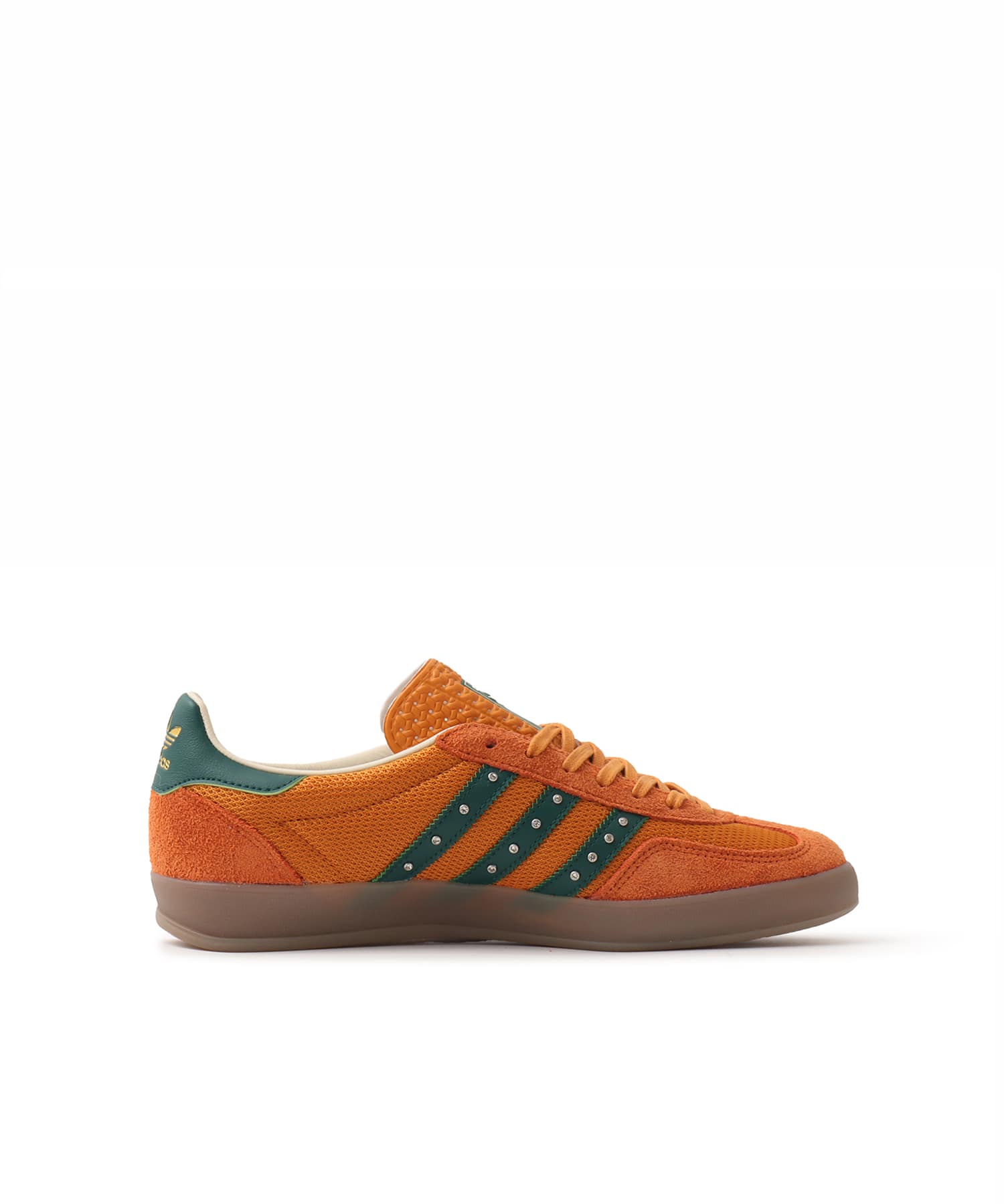 adidas GAZELLE INDOOR X HARDIES RUSORA/CGREEN/GUM5の画像