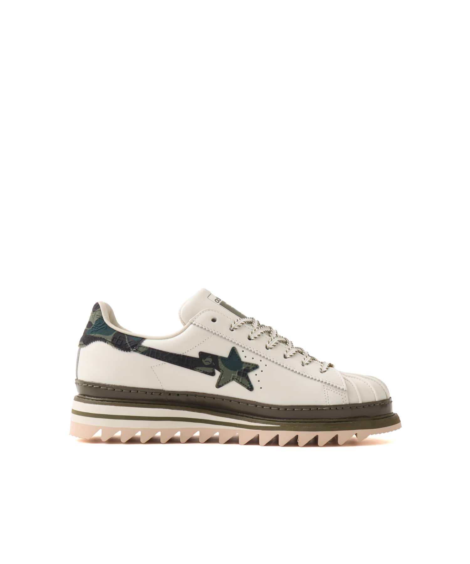 adidas CLOT X BAPE SUPERSTAR BY EDISON CHEN OWHITE/BRANCH/OLICARの画像