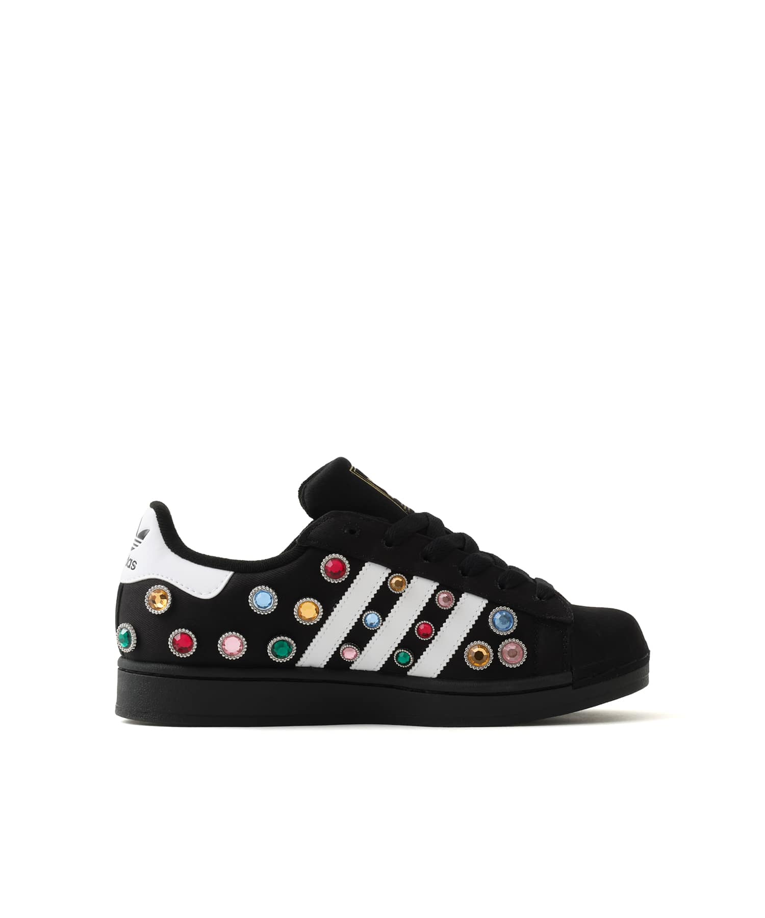 adidas SUPERSTAR II W CBLACK/FTWWHT/GOLDMTの画像