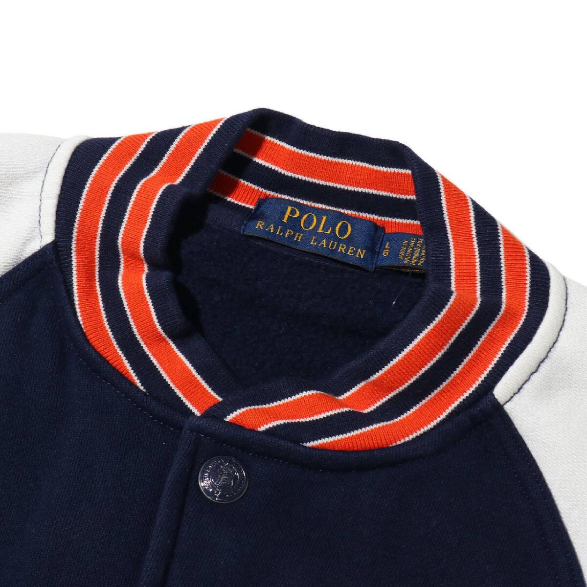 POLO RALPH LAUREN LSFBJCKTM1-LONG SLEEVE-KNIT NAVY MULTI 18HO-Iの画像