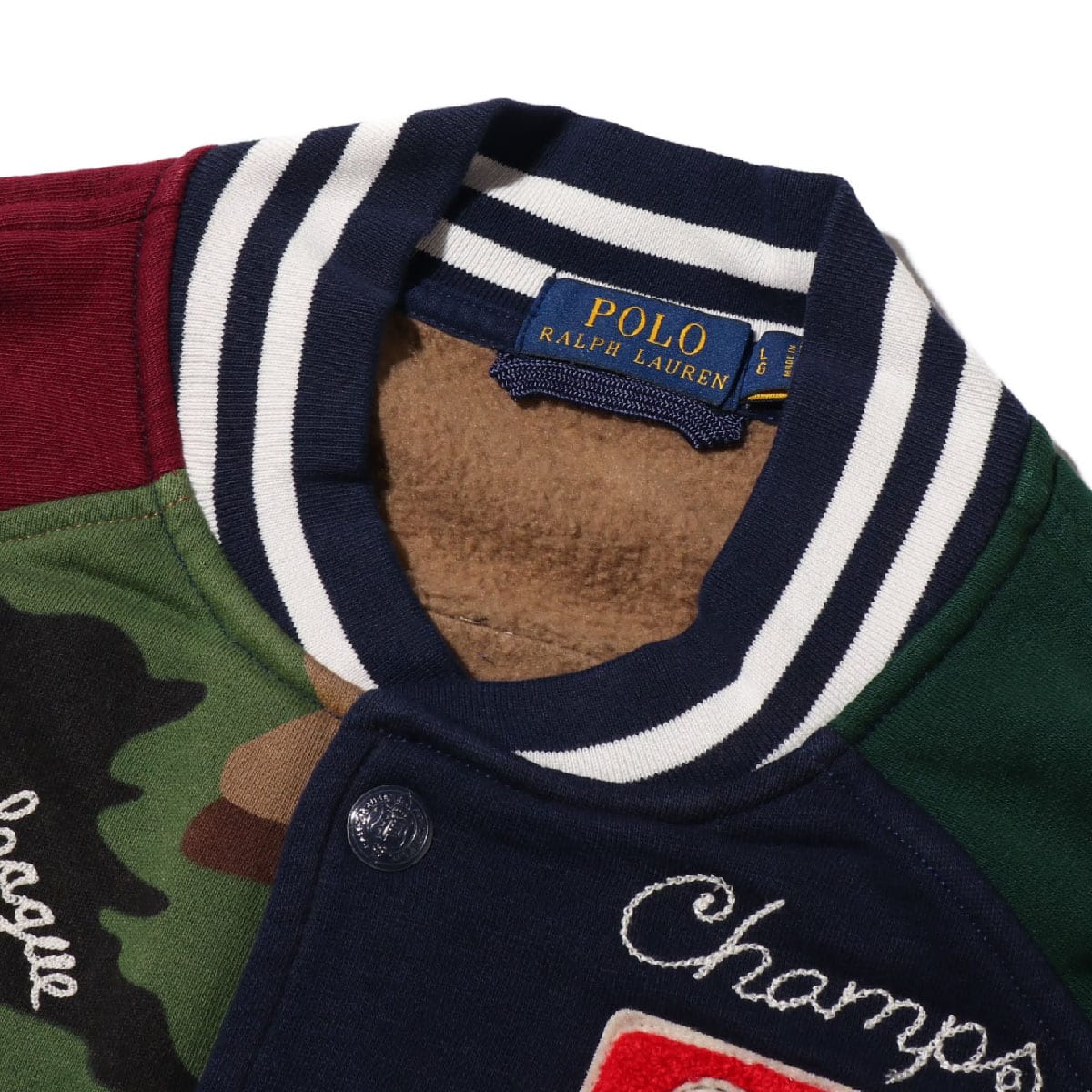 POLO RALPH LAUREN LSFBJCKTM3-LONG SLEEVE-KNIT MULTI 18HO-Iの画像