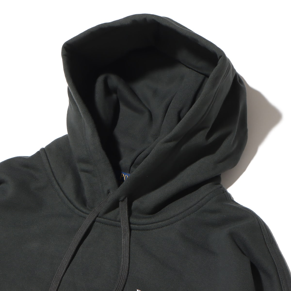 POLO RALPH LAUREN HEAVY WEIGHT SWEAT HOODY BLACK 23FW-I